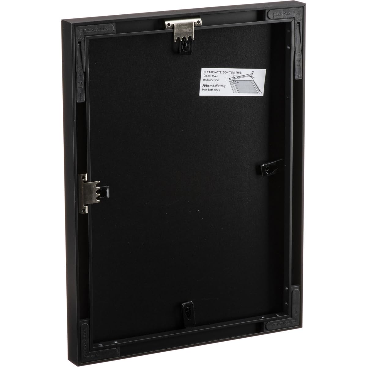 12x16 Inch Black Aluminum Picture Frame - Thin Profile for 12x16 Photos - Perfect for Wall Decor, Home Office & Gallery Displays