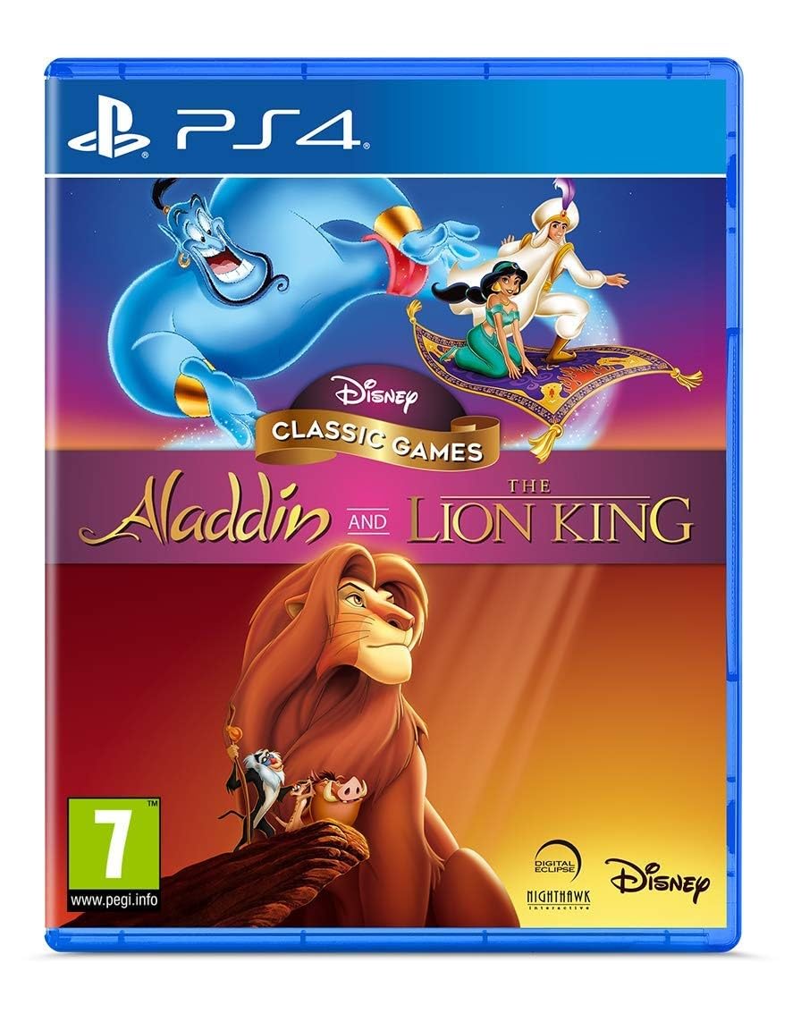 Disney Classic Games Bundle - Aladdin & The Lion King for PS4 | PEGI Rated | German Version | Perfect for Family Game Nights & Nostalgic Gaming