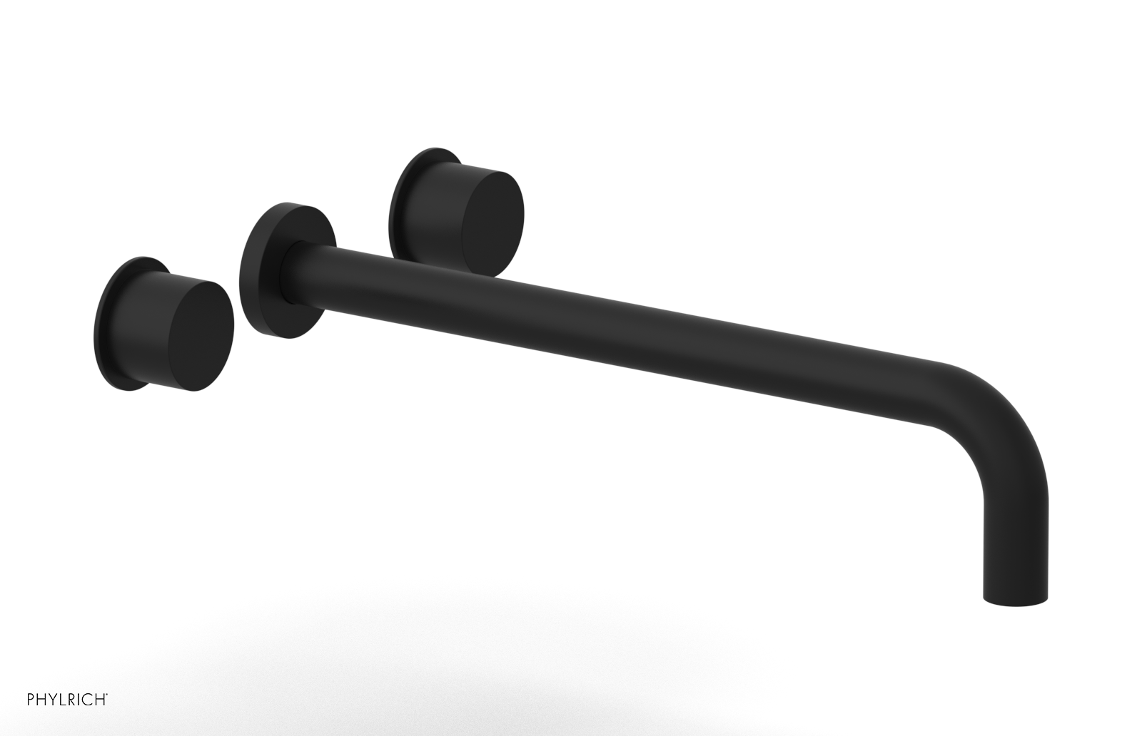 Basic II 14-Inch Wall Tub Faucet Set with Smooth Handles - 230 57 14 - Perfect for Bathroom Renovation & Modern Home Decor