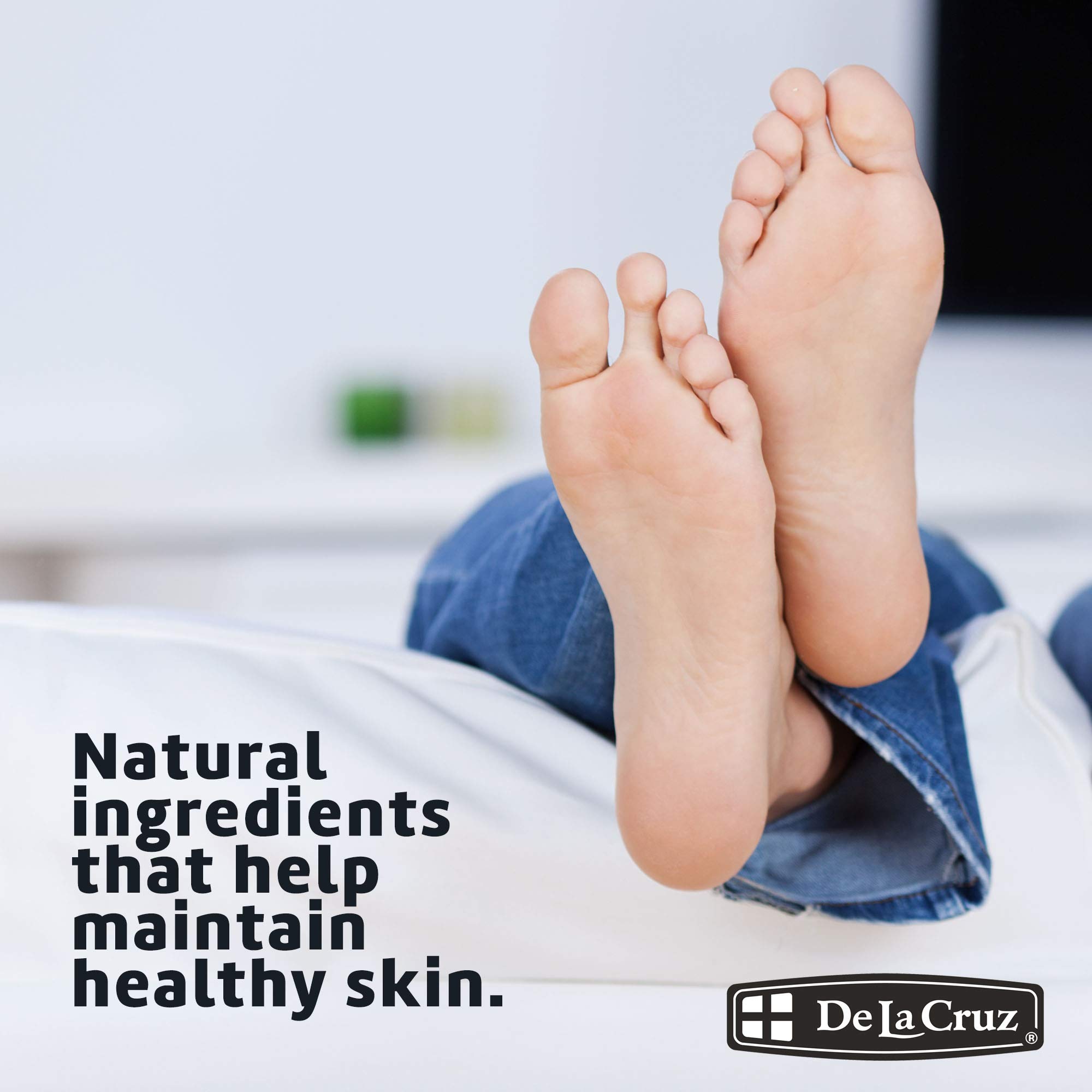 De La Cruz Arnica Salve - Intensive Foot Cream for Dry Cracked Feet & Moisturizing Hand Salve for Rough Skin - 24 Hour Hydration Therapy (2oz x 5 Jars) | Perfect for Athletes, Nurses & Outdoor Workers
