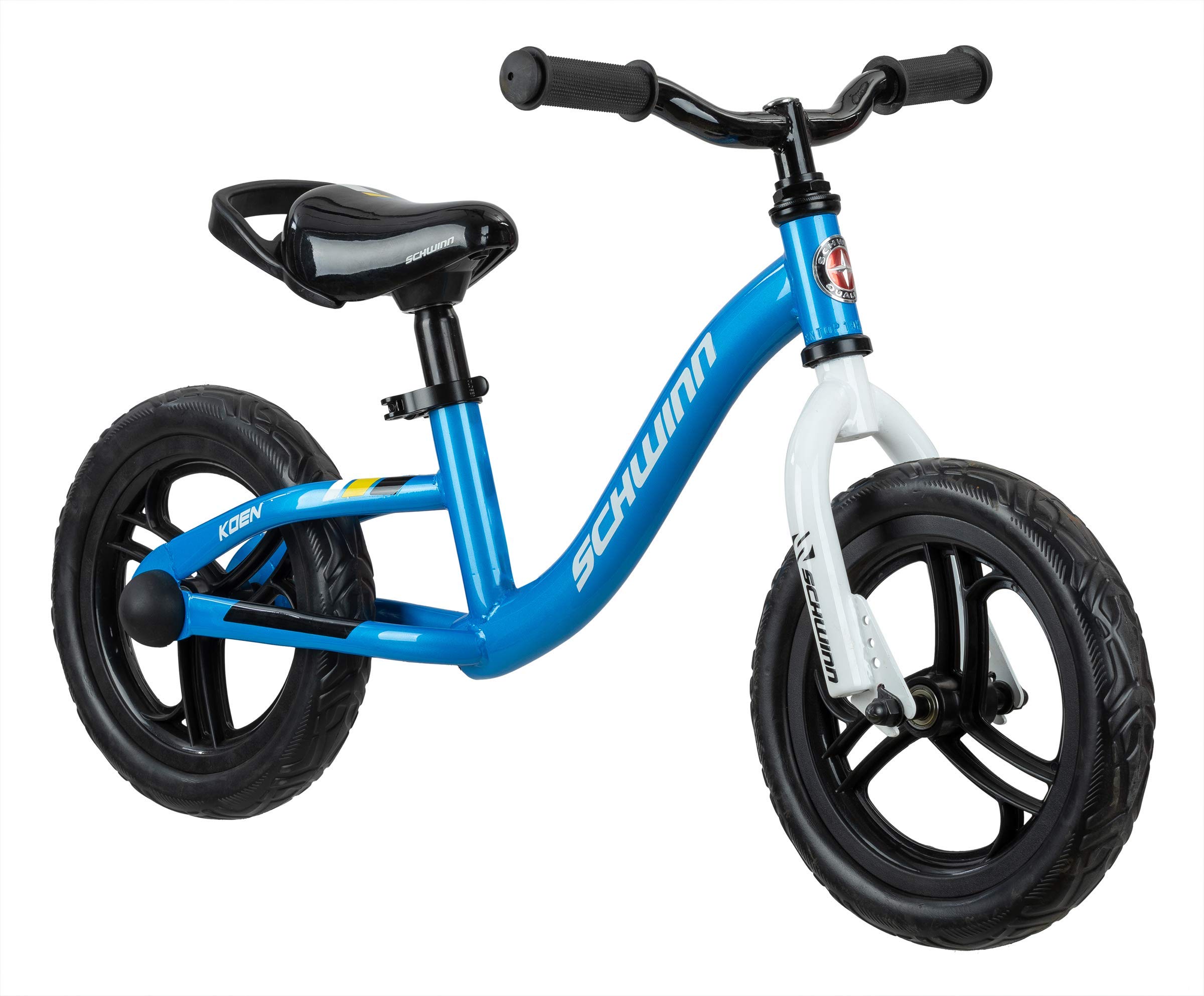 Schwinn Koen & Elm Kids Balance Bike for Toddlers - Lightweight 12 Inch Training Bike for Boys & Girls - Perfect for Learning to Ride, Outdoor Play & Backyard Fun