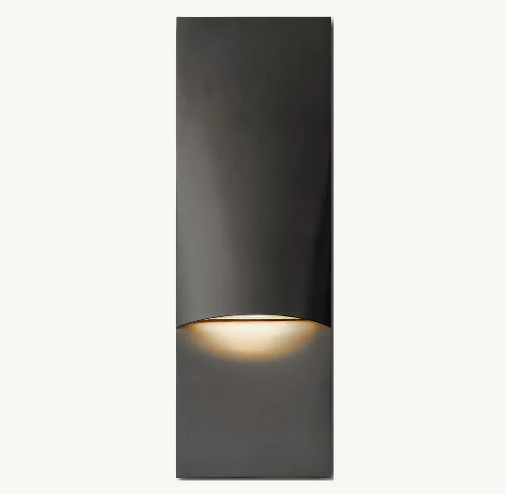 Modern Vertical Rectangular Wall Sconce - Sleek LED Light Fixture for Bedroom, Living Room & Hallway - Dimmable Indoor Lighting with Adjustable Arms - Perfect for Home Decor & Ambient Lighting