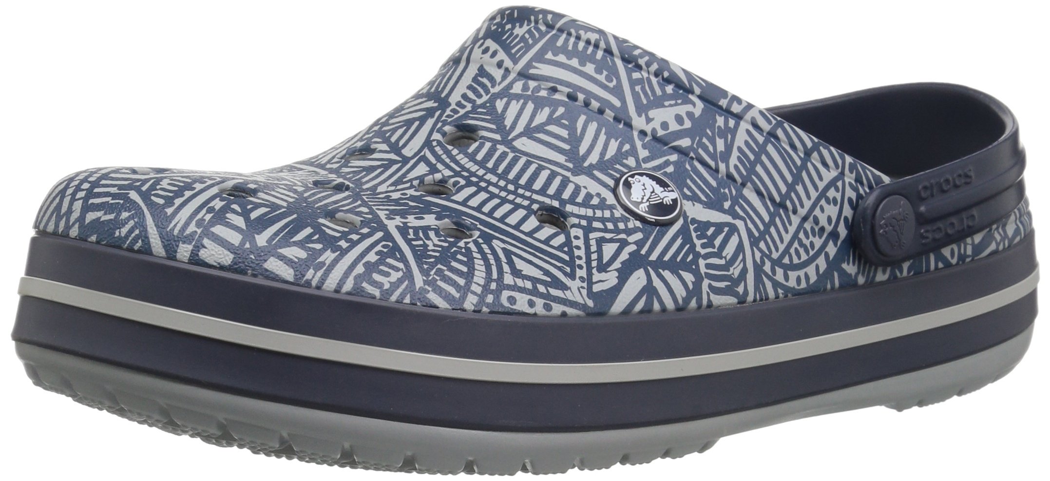 Crocs Men's & Women's Crocband Graphic Clogs - Comfortable Slip-On Shoes for Casual Wear, Garden, Beach & Indoor Use
