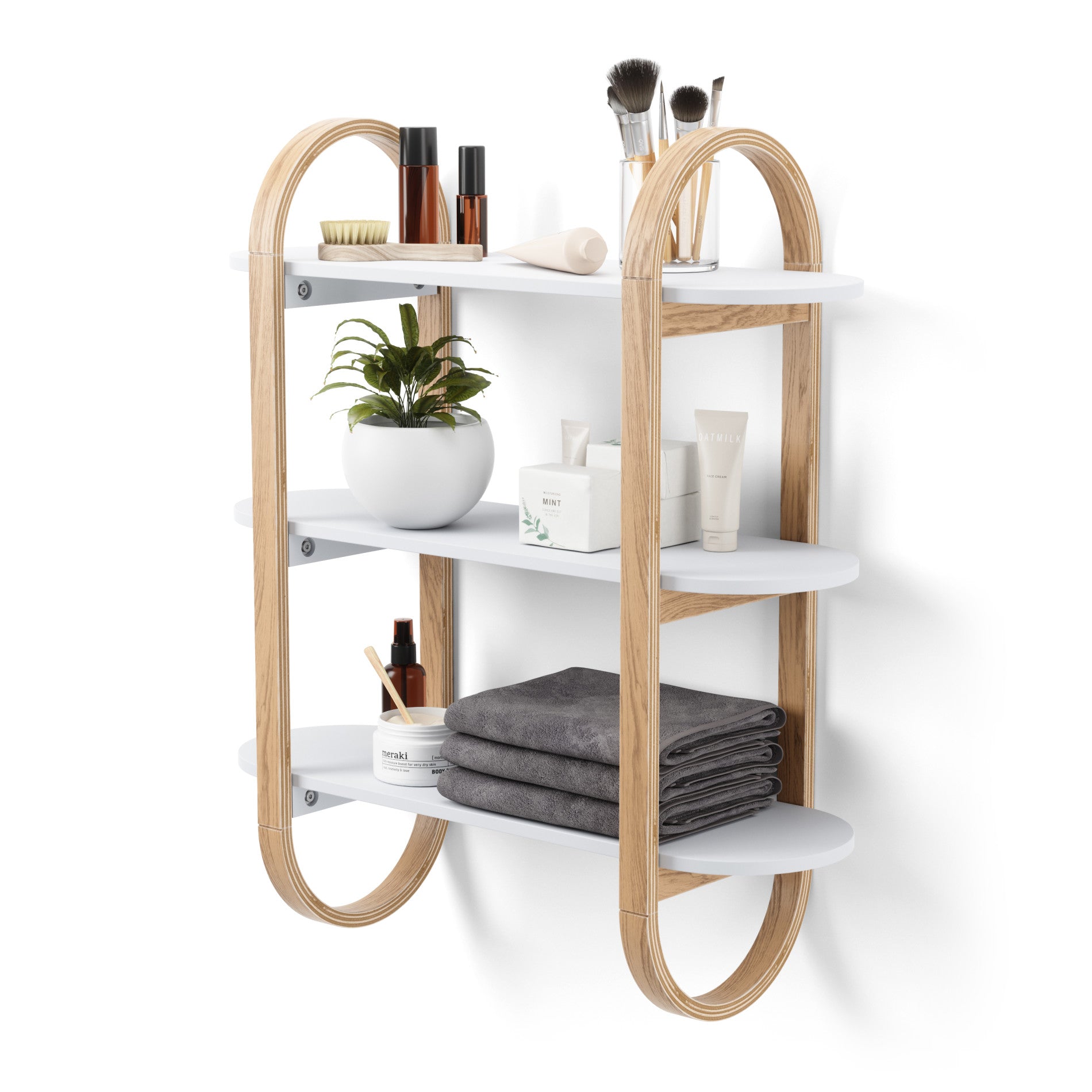 Bellwood Floating Wall Shelf - Rustic Wood Wall Decor for Living Room, Bedroom, Bathroom - Perfect for Displaying Books, Plants & Home Decor