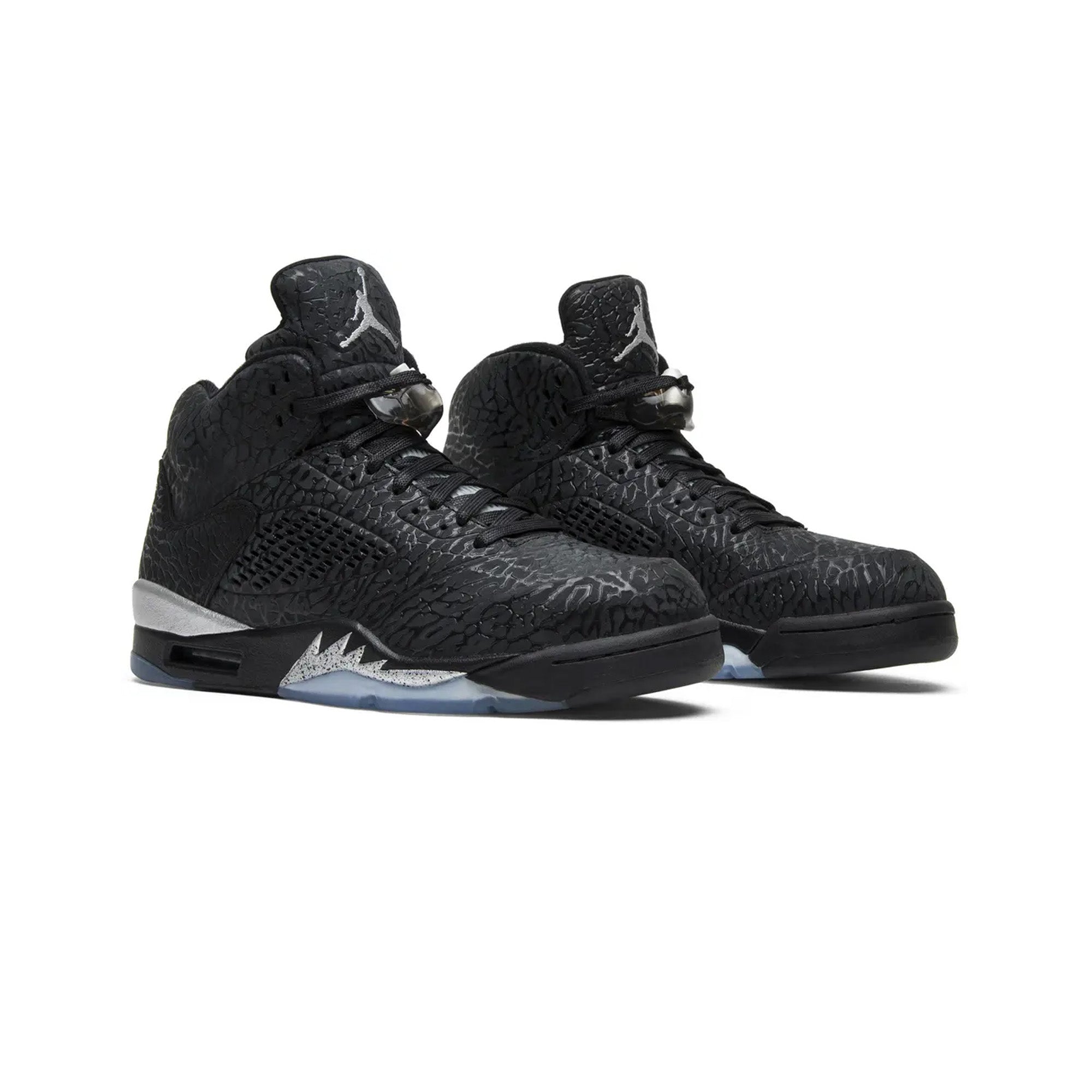 Air Jordan 5 Retro 3Lab5 'Black Silver' Men's Basketball Shoes - New Authentic Sneakers for Streetwear & Sports Performance