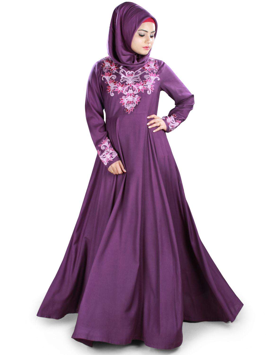 Bahijah Abaya - Modest Islamic Dress for Women, Elegant Long Sleeve Loose Fit Prayer Gown - Perfect for Mosque, Eid, Ramadan & Special Occasions