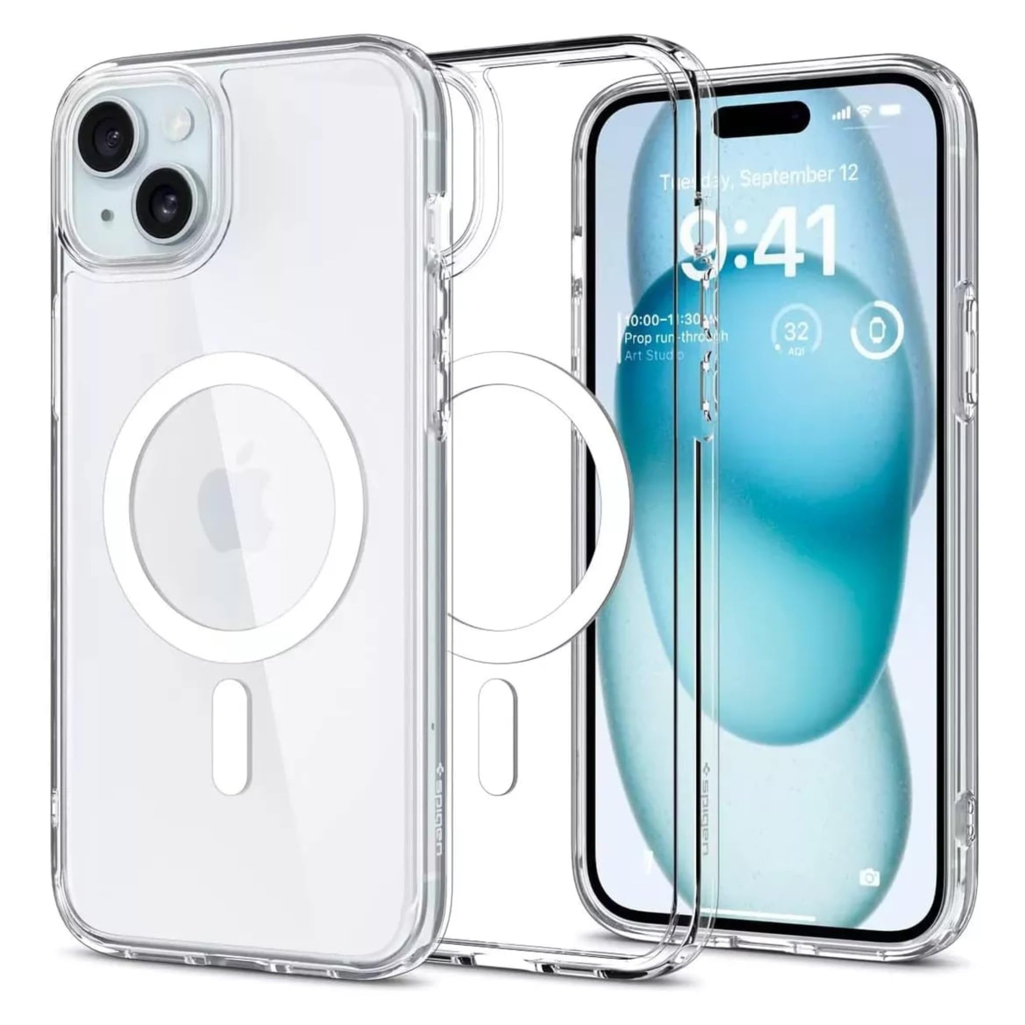 Clear Magnetic Case for iPhone 13 - MagSafe Compatible, Anti-Yellowing, Wireless Charging Friendly - Perfect for Everyday Protection & Magsafe Accessories (iPhone 13 Case)