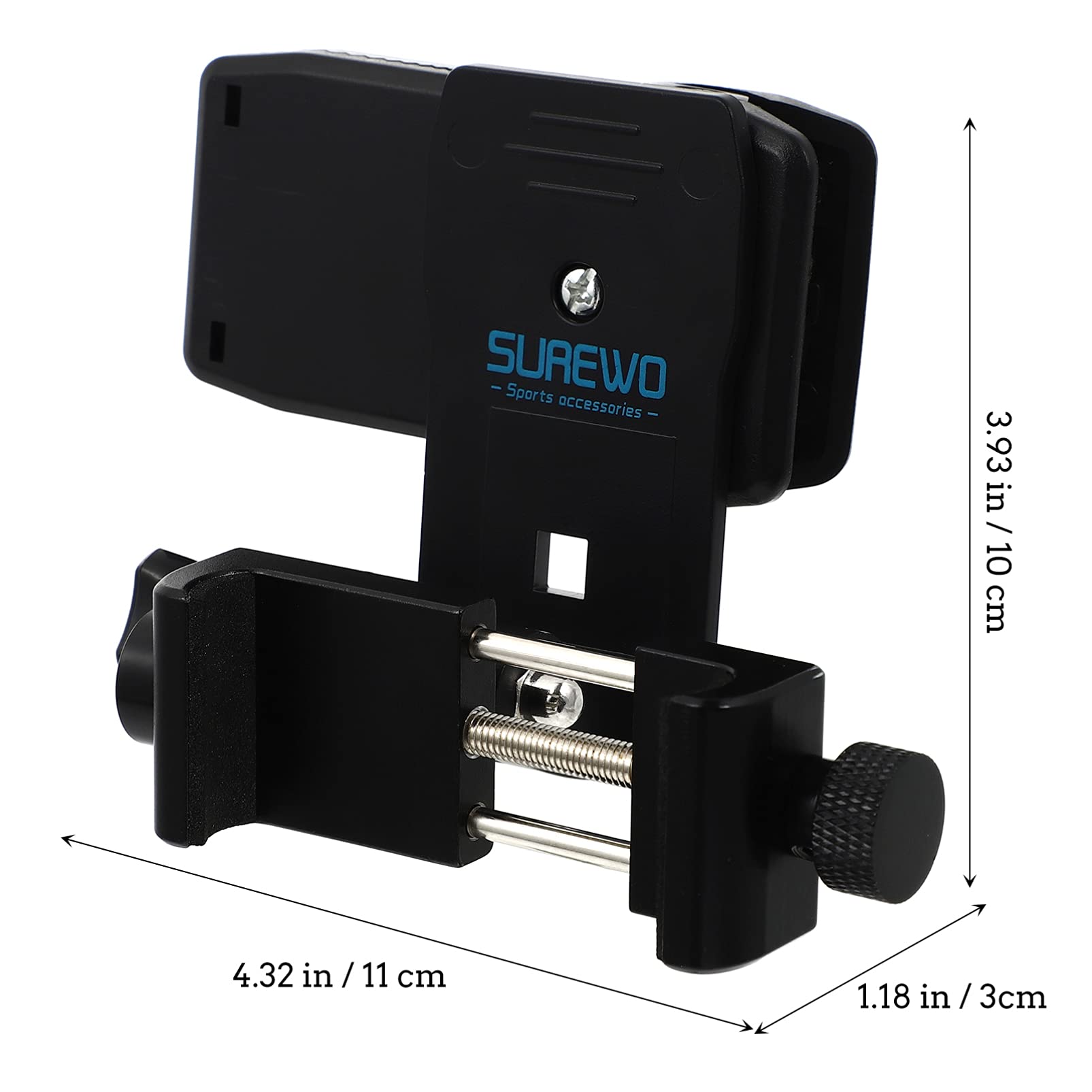UKCOCO Backpack Phone Clip - Anti-Slide Mount for Travel & Hiking