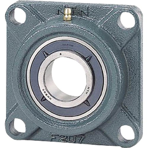 NTN MOUNTed Bearing Unit UKF218D1 - Cast Iron Housing, Heavy-Duty Industrial Use for Conveyors, Pumps & Agricultural Equipment