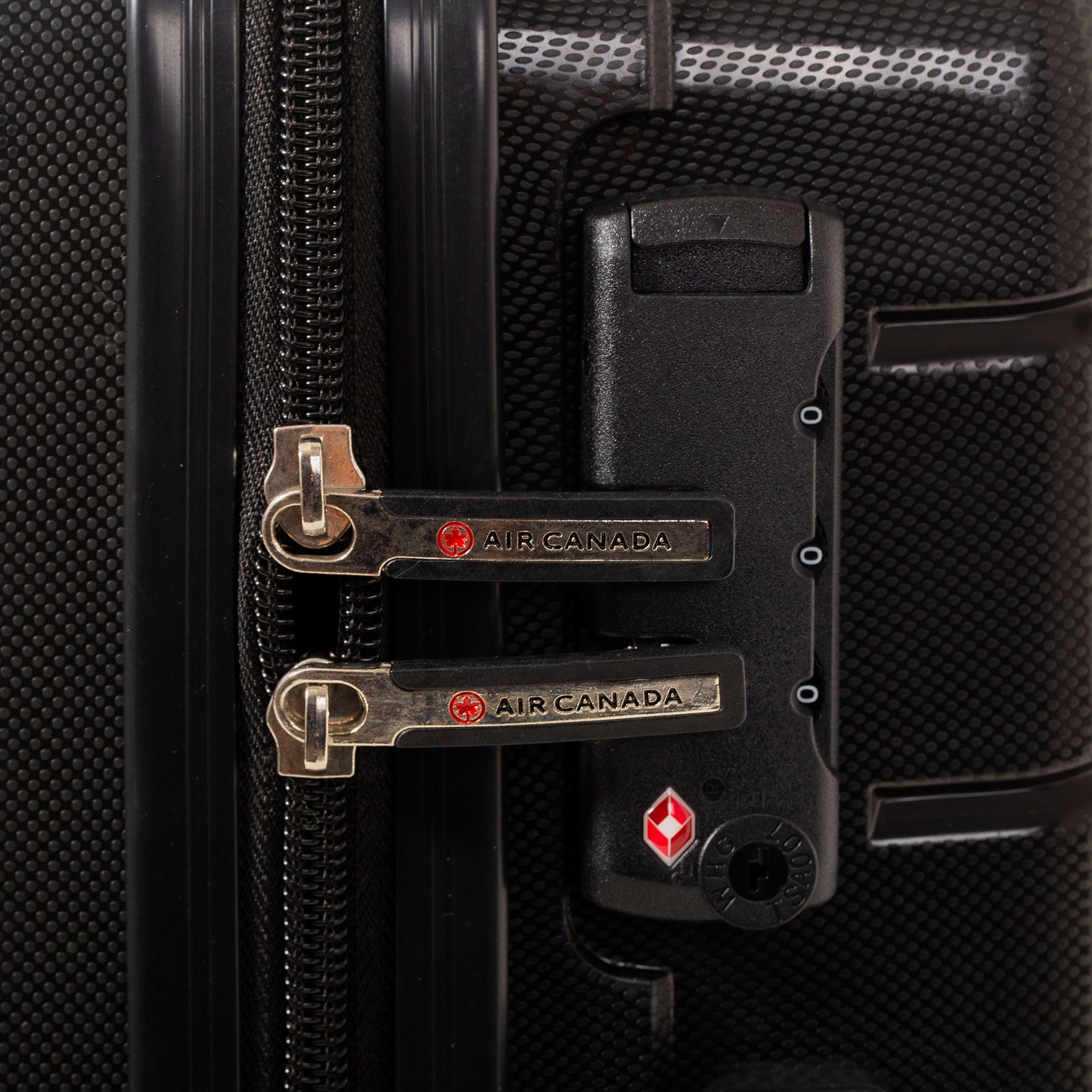 Air Canada Optimum Hardside 3-Piece Luggage Set - Durable Spinner Suitcase for Travel, Carry-On & Checked Bags - Perfect for Business Trips, Vacations & Family Getaways