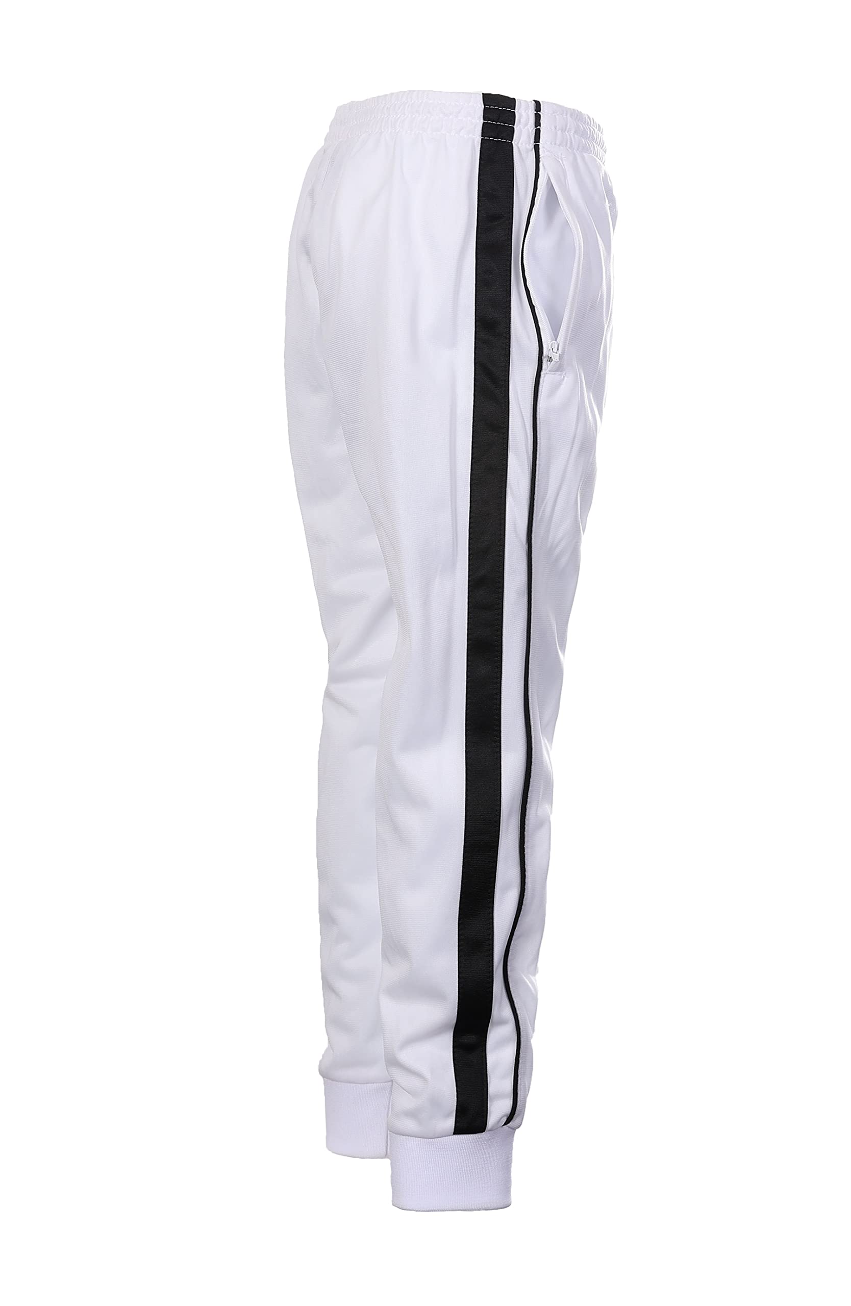 Gioberti Boys' Athletic Jogger Pants with Ribbed Cuffs - Comfortable Running & Training Pants for Kids - Perfect for School, Sports, and Casual Wear