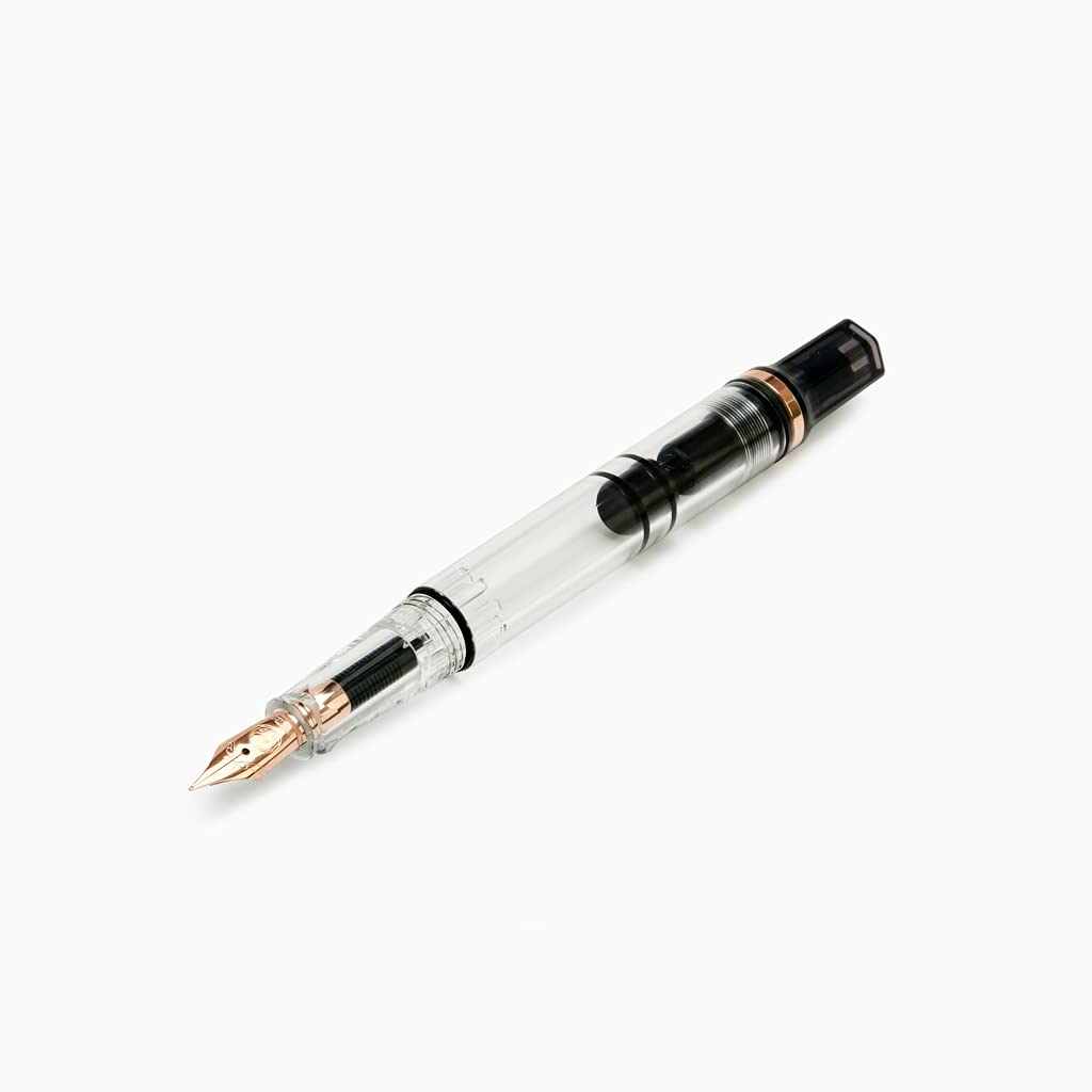 Twisbee Eco Fountain Pen TW02000 - Premium Smoke Rose Gold Design for Writing, Calligraphy & Gifting - Perfect for Office, School & Special Occasions