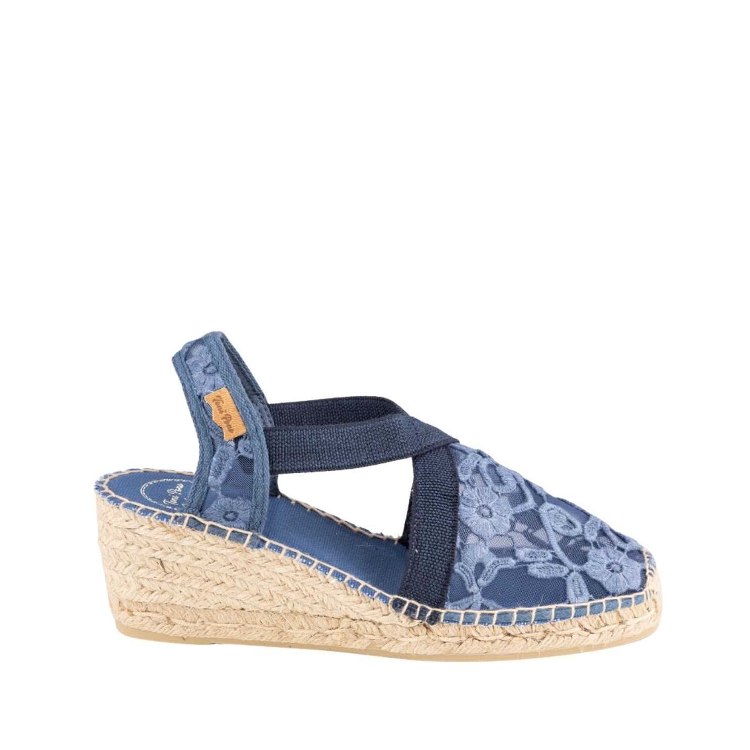 Women's Embroidered Wedge Espadrille Sandals - Terra ZD Style | Comfortable Summer Beach Shoes for Walking & Outdoor Activities