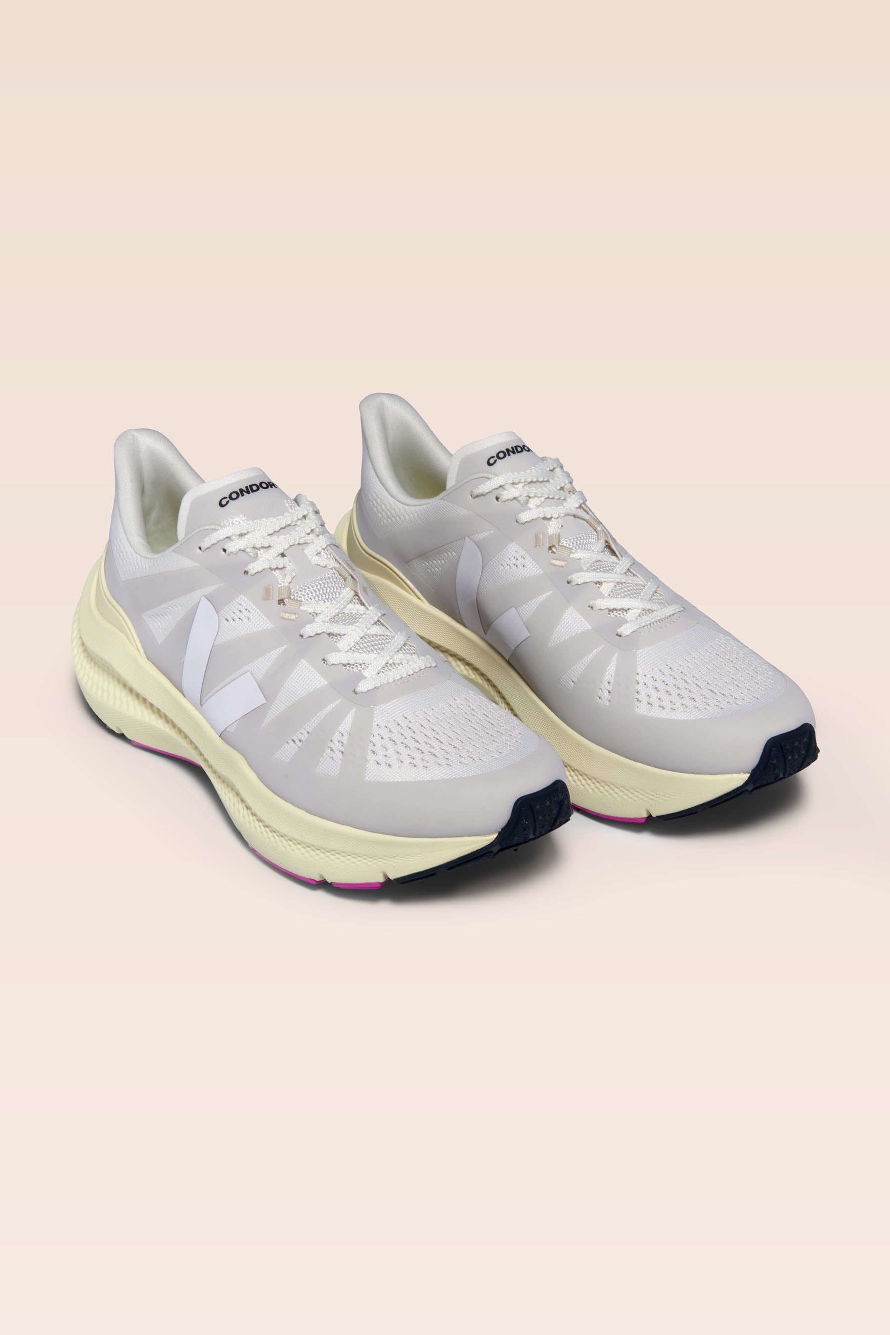 Condor 3 Engineered Mesh White - Lightweight & Breathable Running Shoes for Men - Perfect for Jogging, Gym Workouts & Outdoor Activities