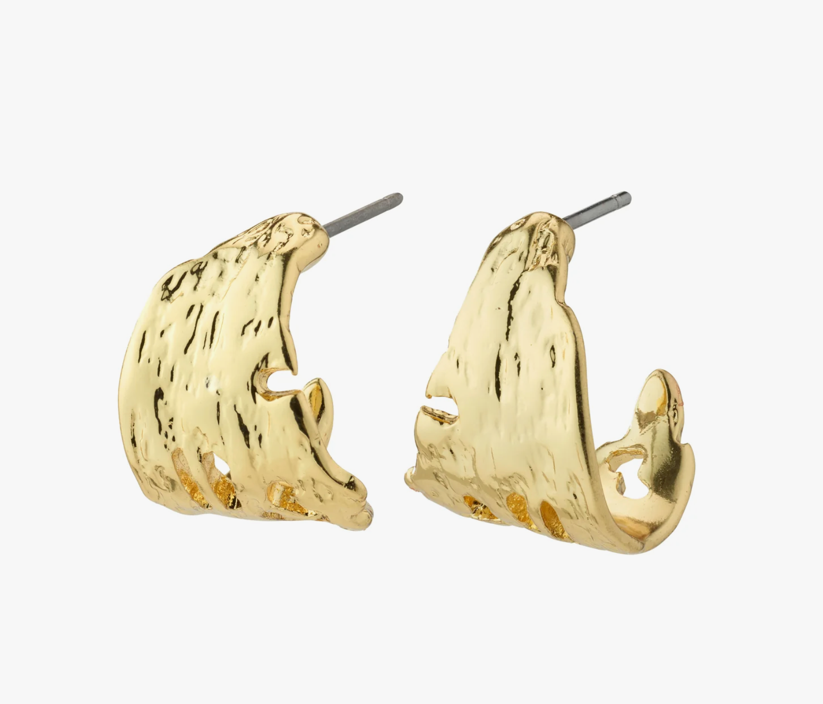 Pilgrim Brenda Gold Plated Earrings for Women - Elegant Hoop Earrings for Daily Wear, Party & Gift Giving