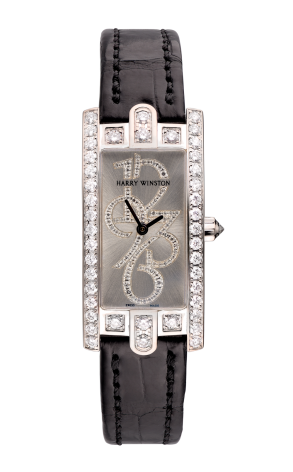 Harry Winston Avenue 18K White Gold Diamond Ladies Watch - Luxury Women's Timepiece for Formal Events & Special Occasions