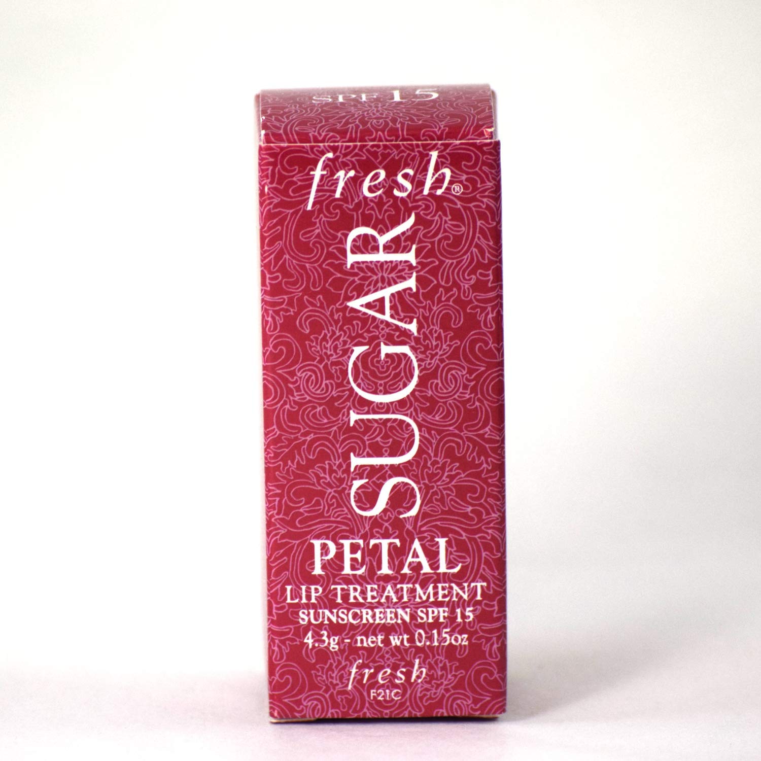 Fresh Sugar Lip Treatment SPF 15 - Petal 4.3g | Hydrating Lip Balm with Sun Protection | Perfect for Daily Moisture & UV Defense
