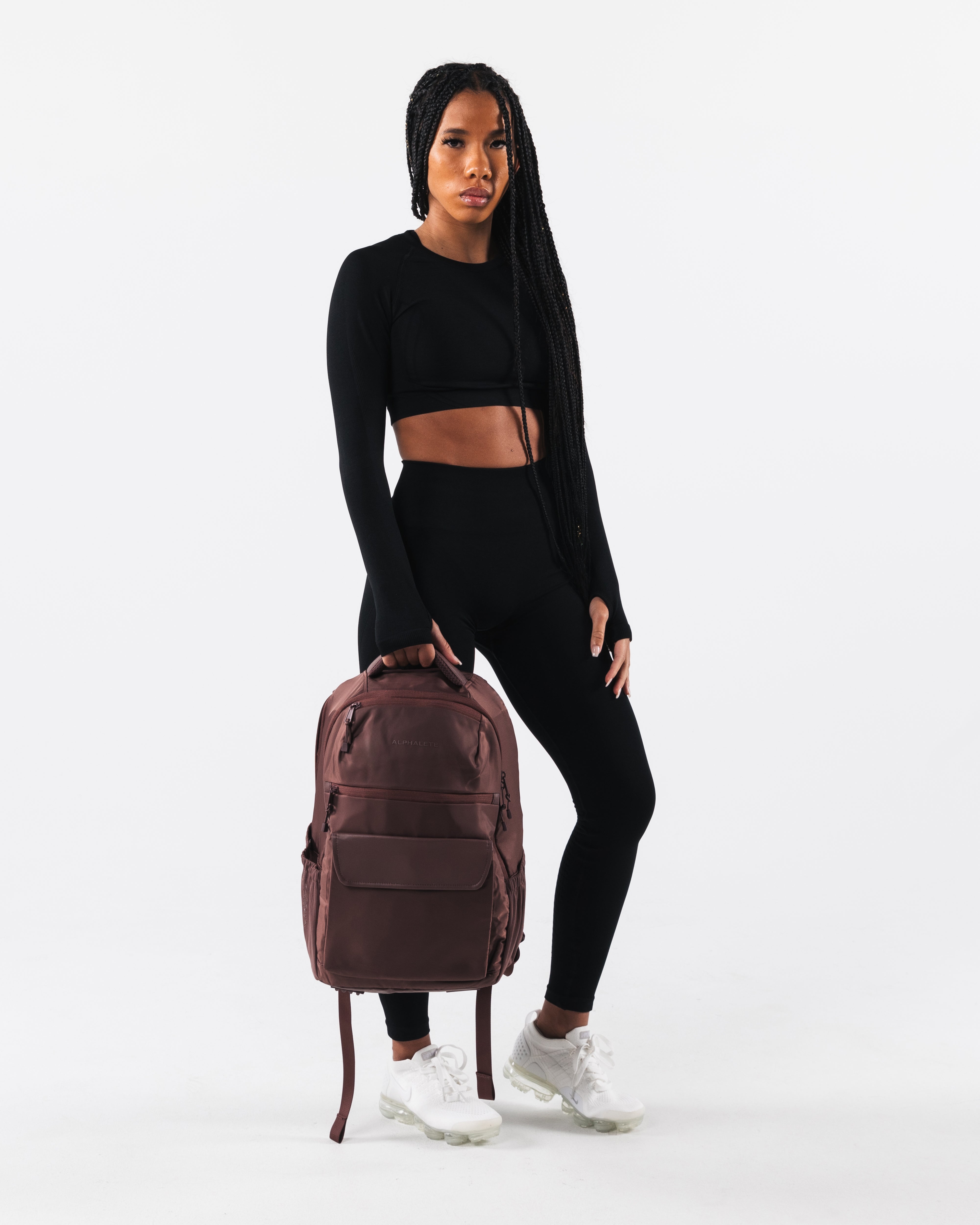 Premium Core Backpack for Men & Women - Durable Deep Crimson Laptop Bag for Work, School & Travel | Water-Resistant & Spacious Design