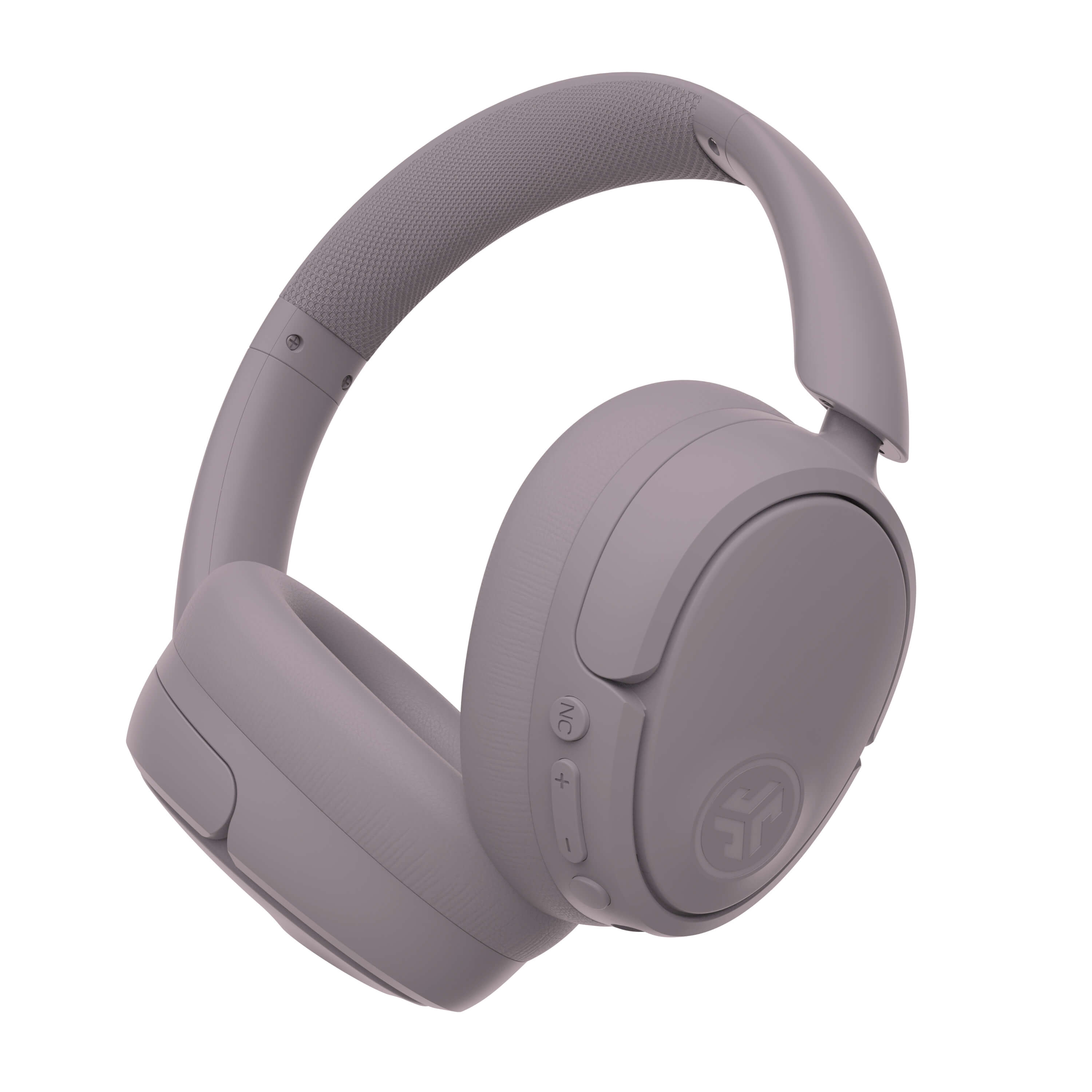 JBuds Lux ANC Wireless Headphones - Active Noise Cancelling, Bluetooth 5.0, 30H Battery, Comfort Fit - Mauve Pink for Travel, Work & Gym