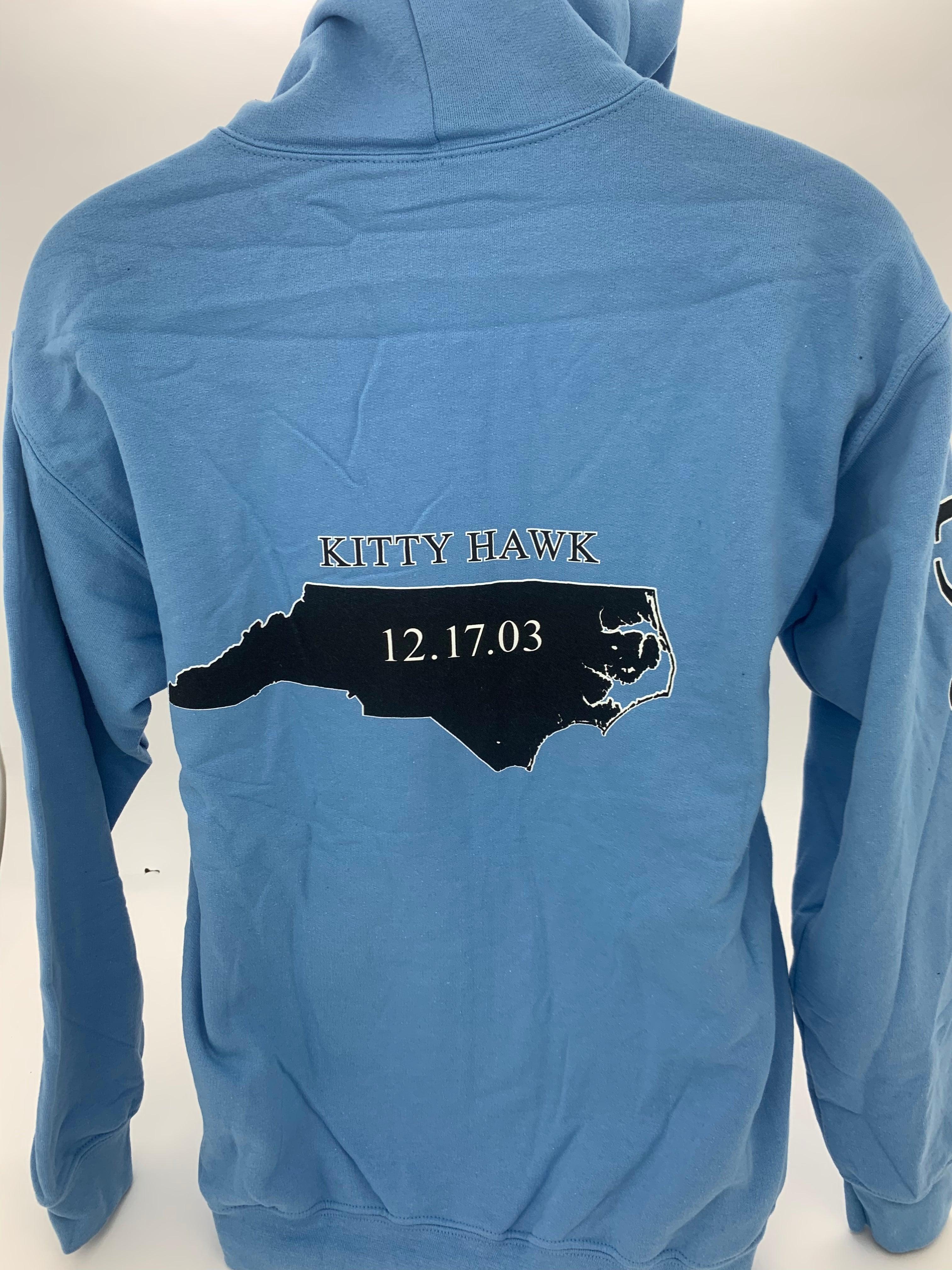 First Flight Sweatshirt - Light Blue Crewneck Pullover | Cozy Casual Wear for Travel & Everyday Comfort
