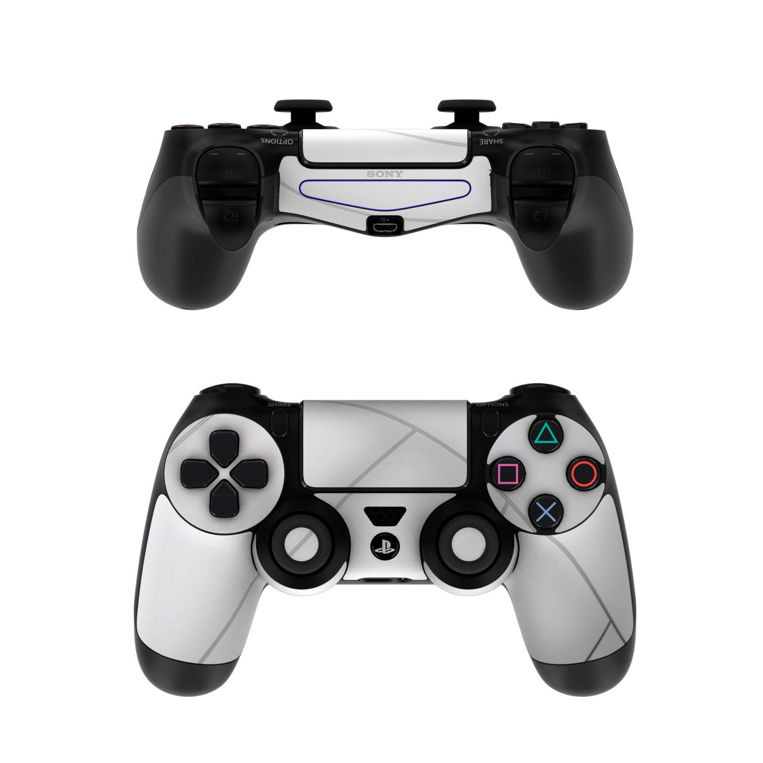 Custom Volleyball Design PS4 Controller Skin Sticker Decal Wrap - Protective Cover for Sony Playstation 4 Gamepad (Controller Not Included) - Perfect for Gaming Tournaments, Sports Fans & Gift Giving