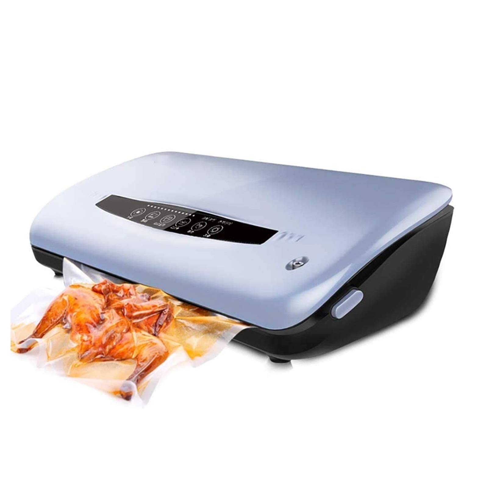 ZXCDS Automatic Vacuum Sealer Machine with Starter Kit - Food Saver for Dry & Moist Foods | LED Indicator Lights | Compact & Easy to Clean Design | Perfect for Meal Prep, Sous Vide & Food Storage