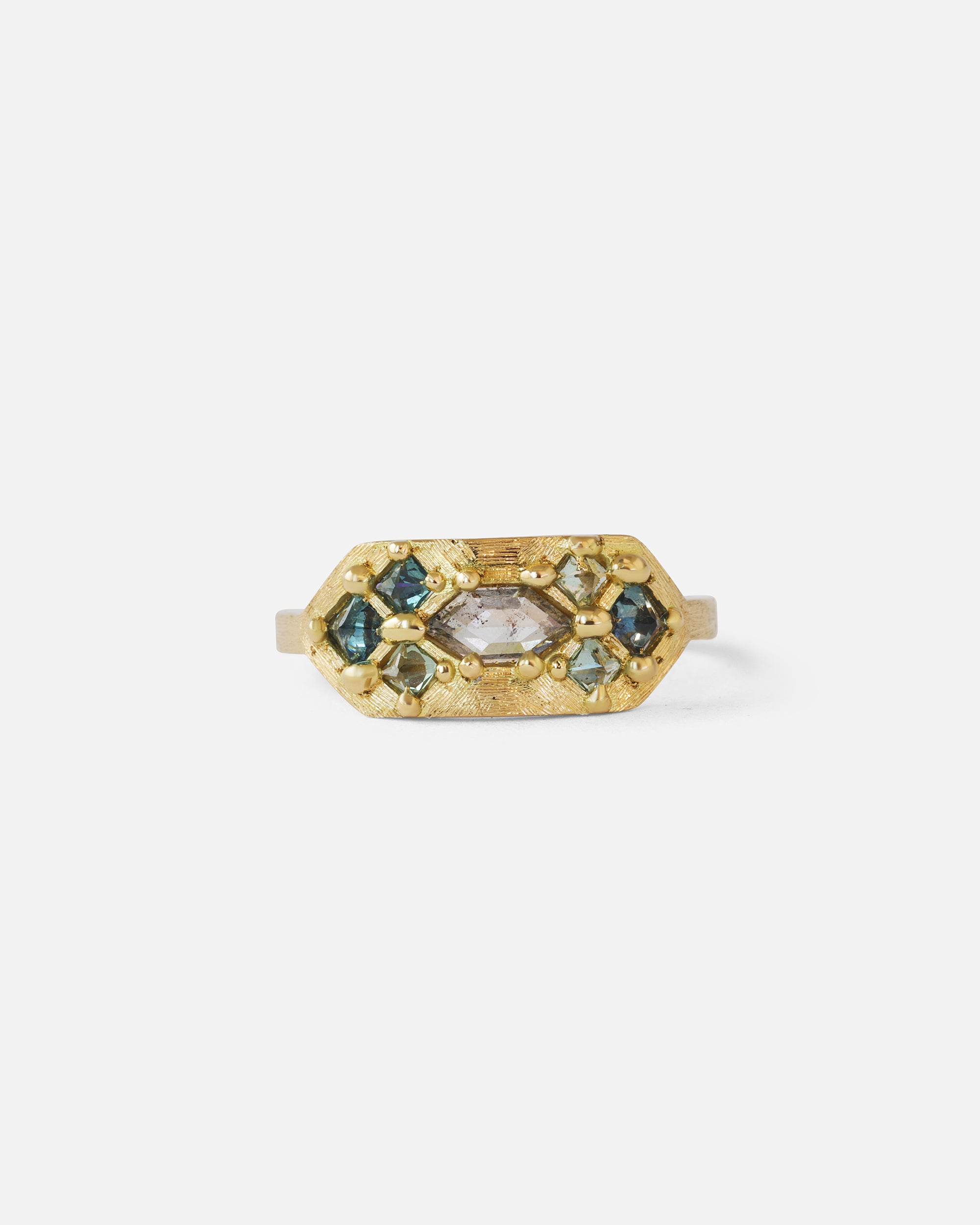 Premium Silk Pyramid Elongated Hex Ring - Elegant Geometric Jewelry for Women - Perfect for Weddings, Parties & Everyday Wear