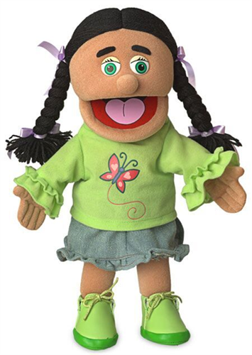 Amalia Small Hand Puppet 36 cm - Soft Plush Animal Puppet for Kids, Interactive Storytelling Toy for Classroom & Home Play (Code 2) | Perfect for Role Play, Early Education & Parent-Child Bonding