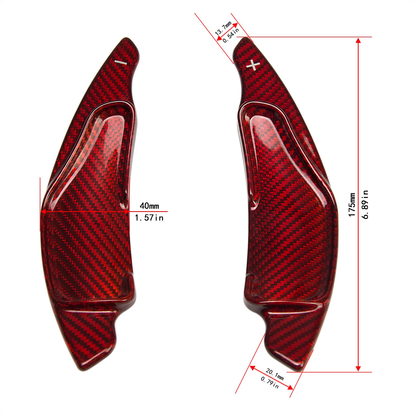 TANGSEN Real Carbon Fiber Steering Wheel Shift Paddle Extender - Compatible with Lexus IS 2006-2012 Models | Premium Car Interior Upgrade for Enhanced Driving Experience & Sporty Look