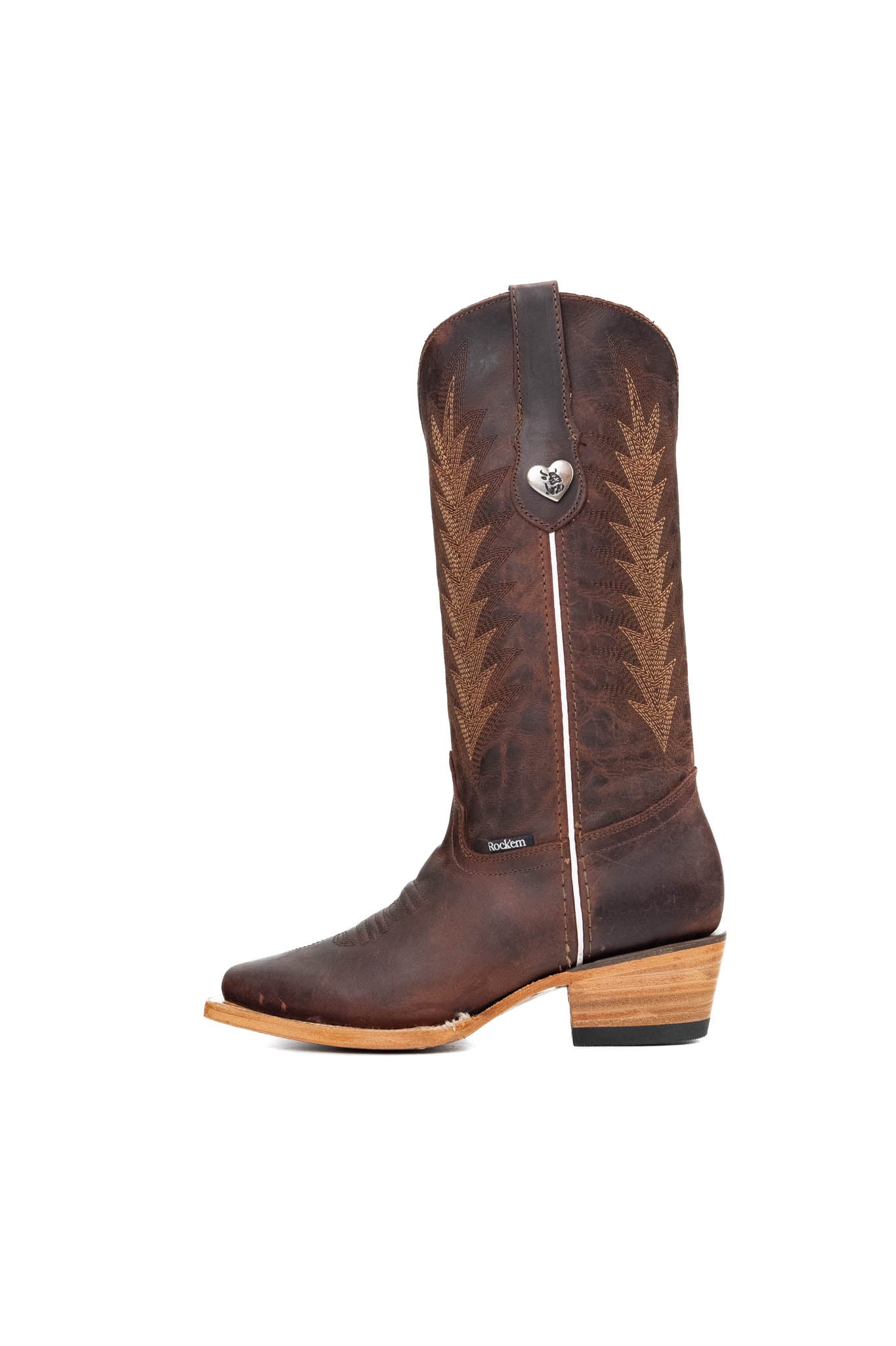 Sierra Frontier Toe Cowgirl Boots for Women - Western Style Riding Boots with Comfortable Fit - Perfect for Country Dancing, Rodeos & Outdoor Adventures