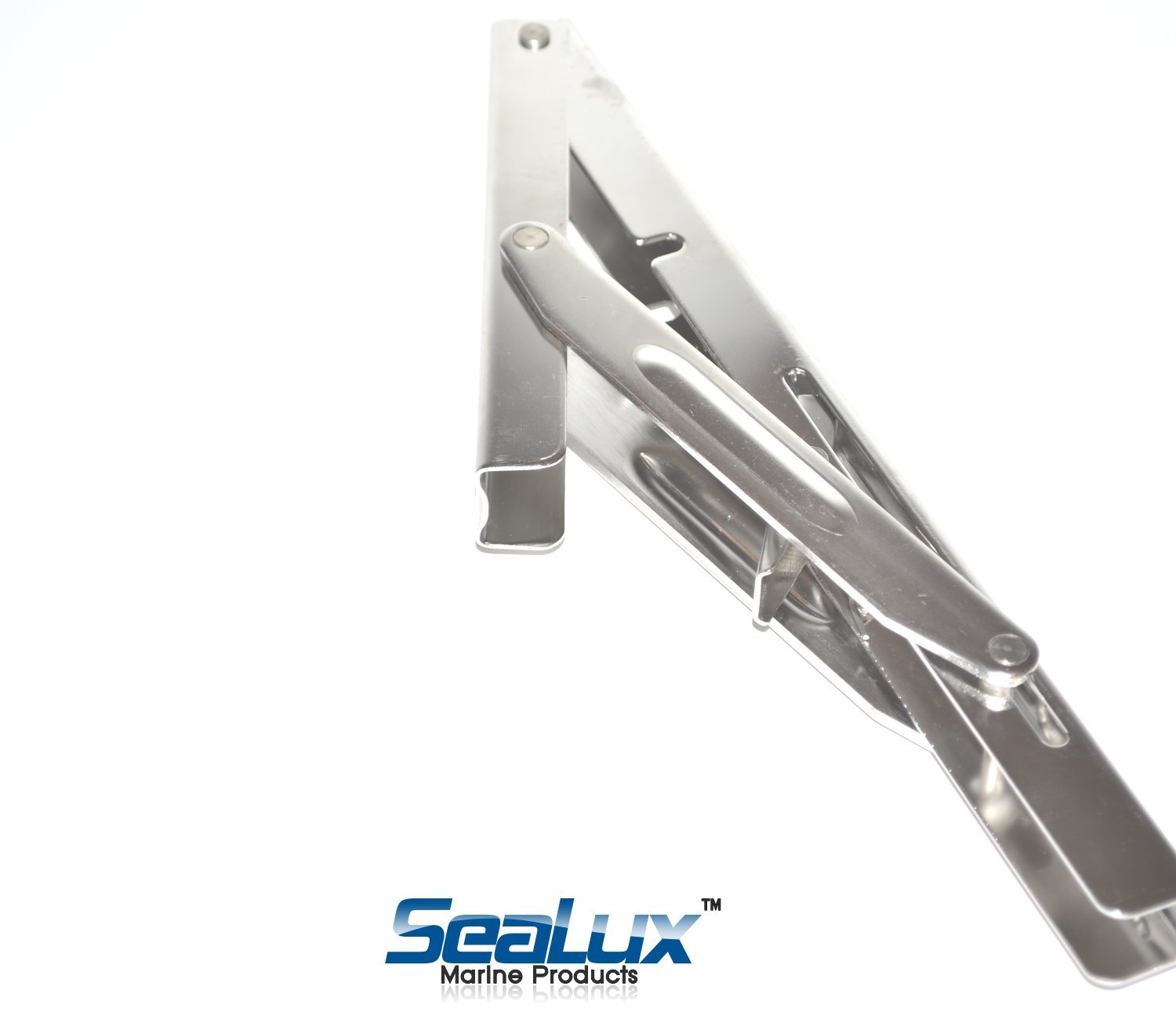 SeaLux Heavy Duty Folding Bracket - 550lbs Capacity for Tables & Shelves - Space Saving Solution