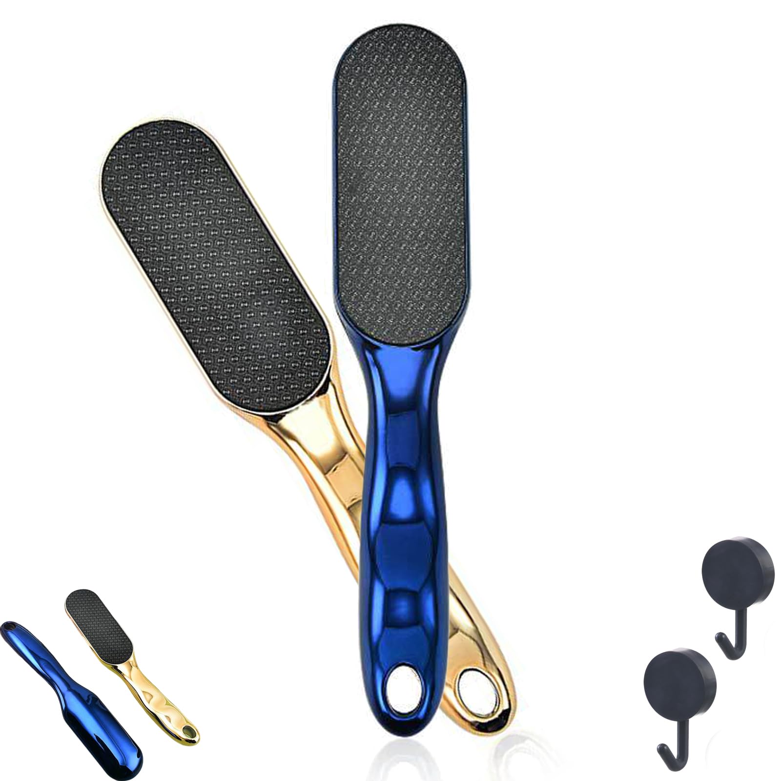 Premium Nano Glass Foot File Set (2-Pack) – Ultra Smooth Foot Care Tool for Removing Hard Skin & Calluses – Exfoliating Pedicure File for Soft Feet – Perfect for Home Spa & Pedicure Care