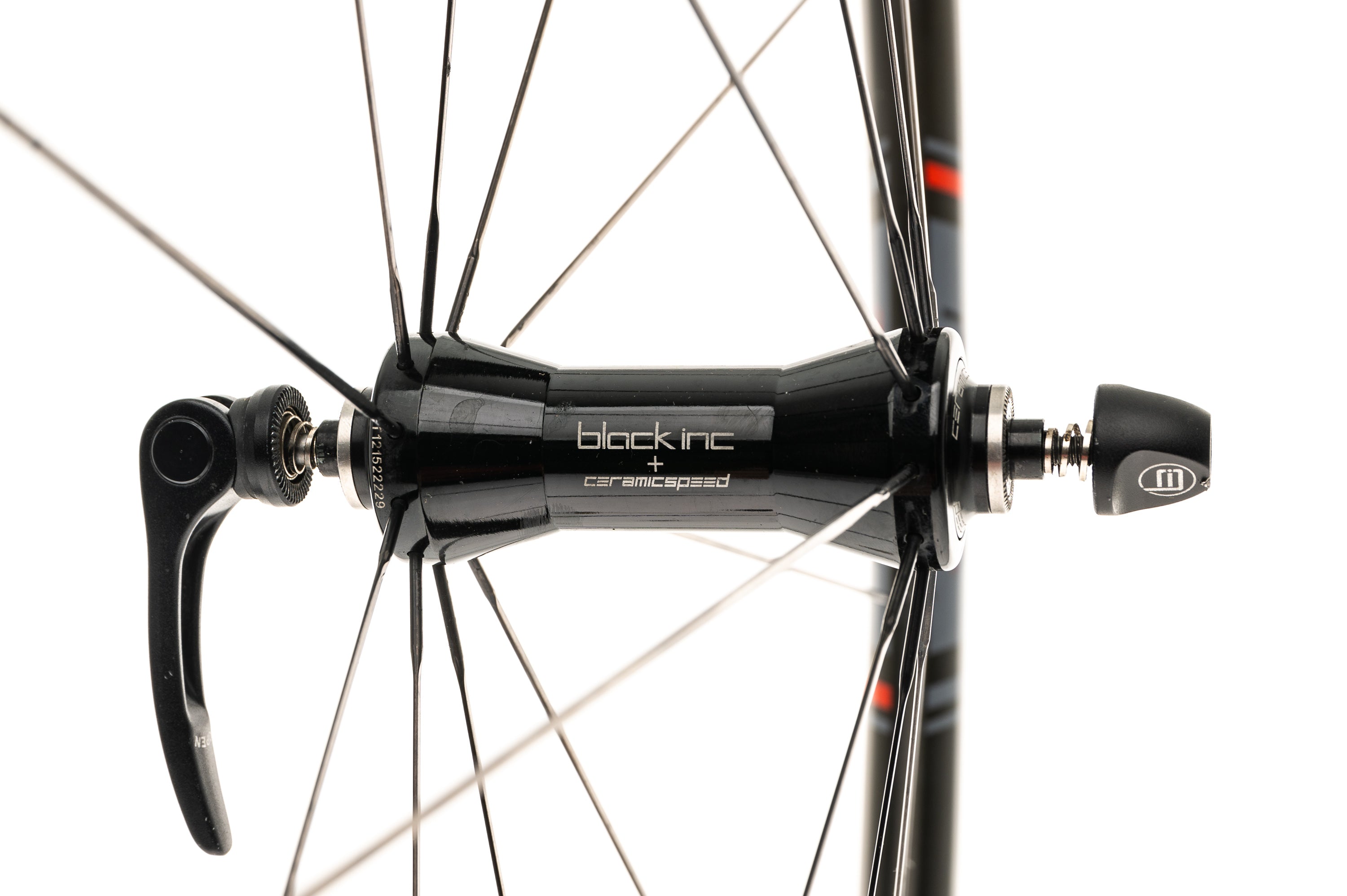 Black Inc. Thirty C Carbon Tubeless 700c Front Wheel - Lightweight Aero Road Bike Wheel for Racing & Training - Perfect for Cyclists & Triathletes