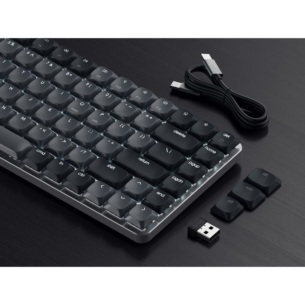 Satechi SM1 Slim Wireless Mechanical Keyboard with Backlit - Bluetooth Keyboard for Mac, Windows, PC - Perfect for Office, Gaming & Typing at Home