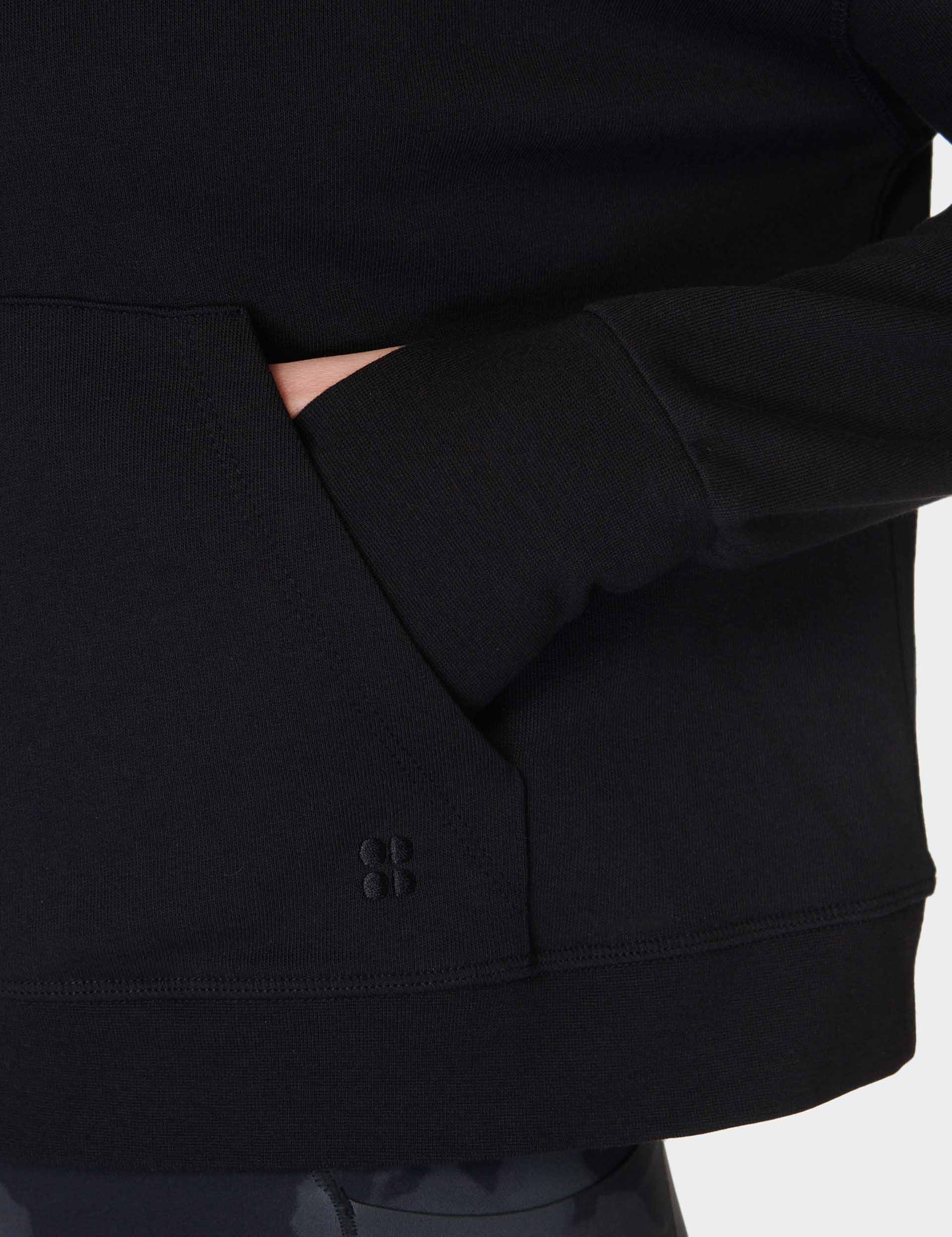 After School Hoodie for Teens - Soft & Comfortable Black Pullover for Casual Wear, Gym, and Outdoor Activities