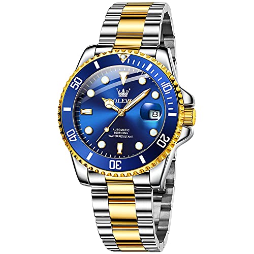 Gold Blue Dial
