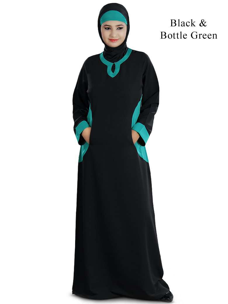 Elegant Daria Abaya for Women - Modest Muslim Prayer Dress - Perfect for Prayer, Mosque, and Special Occasions