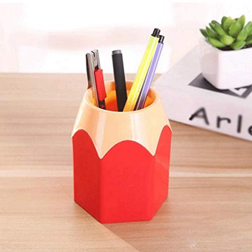 Pen Holder & Vase - Multifunctional Desk Organizer for Office, School, and Home | Perfect for Pencils, Makeup Brushes, and Small Flowers - Ideal Workspace & Vanity Storage Solution
