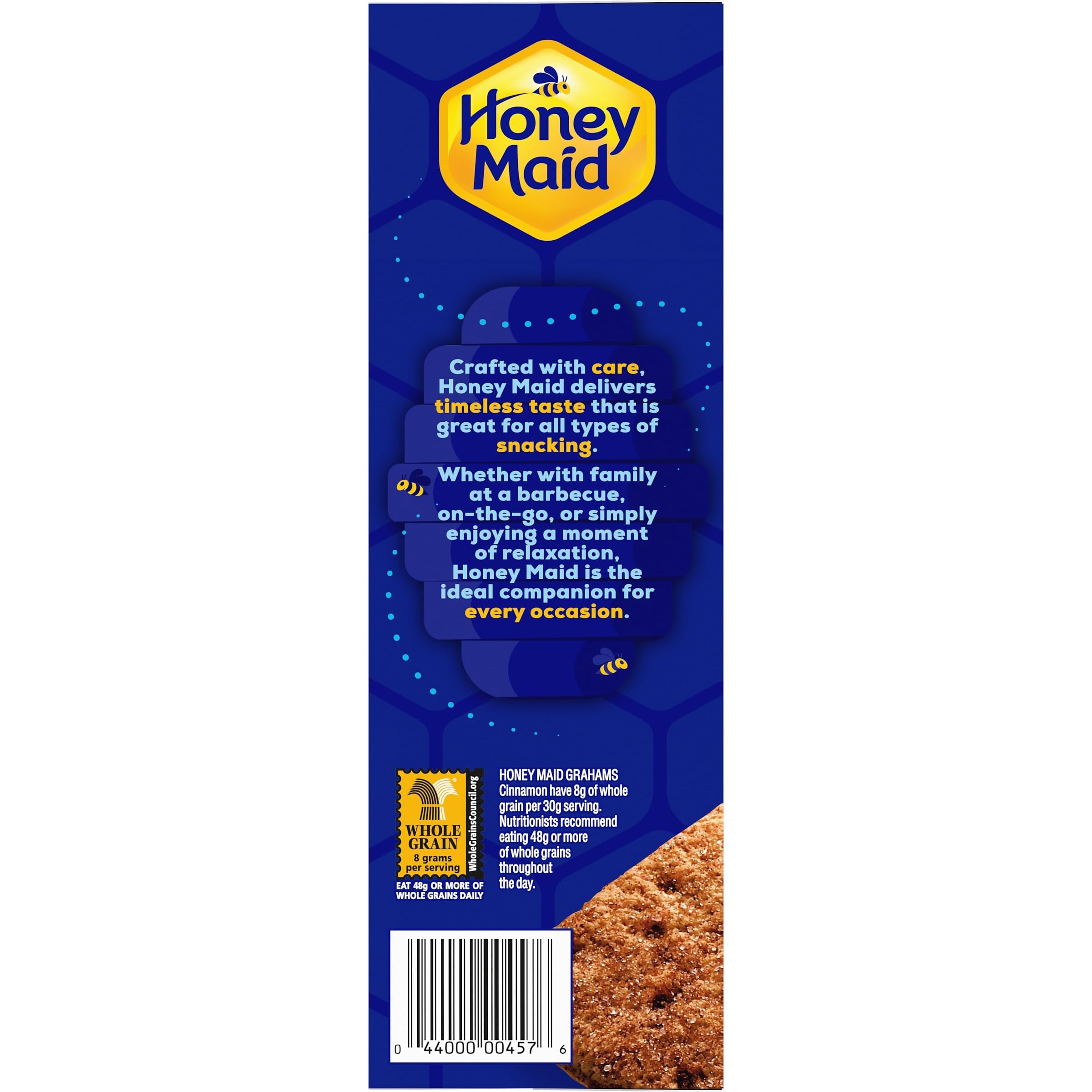 Honey Maid Cinnamon Graham Crackers - 14.4 oz Box, Healthy Lunch Snacks for Kids & Adults, Perfect for School, Office & Road Trips