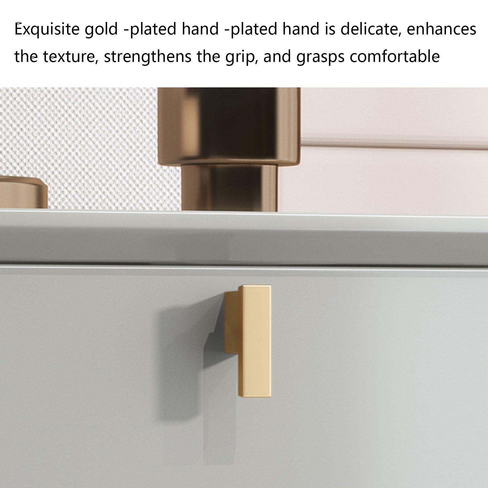 LHX Solid Wood Bedside Table - All Solid Wood Nightstand for Bedroom, Living Room, or Office - Gold Finish - Perfect for Storing Books, Lamps & Bedroom Essentials