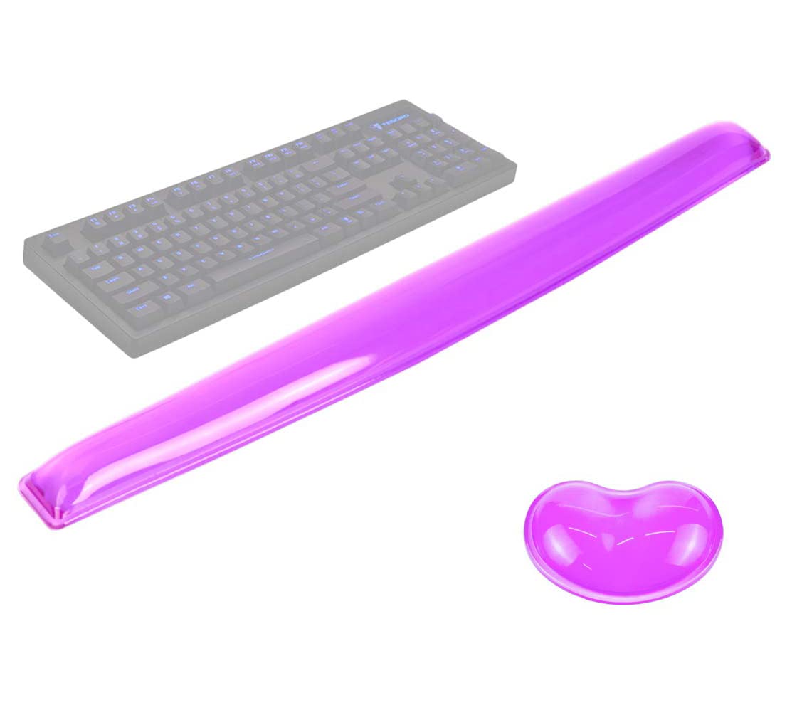 Ergonomic Gel Keyboard & Mouse Wrist Rest Set - Comfortable Support Pad for Office, Gaming, Computer & Laptop Use - Pain Relief Wrist Cushion for Typing, Coding & Long Work Sessions