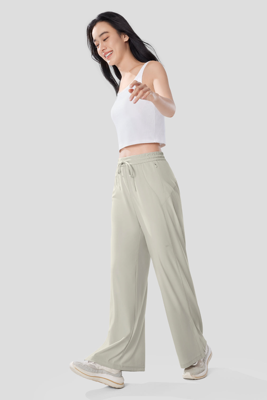 Vibrant Women's Cooling Sun Protection Pants UPF50+ - Lightweight Quick-Dry Hiking & Beach Pants for Outdoor Activities