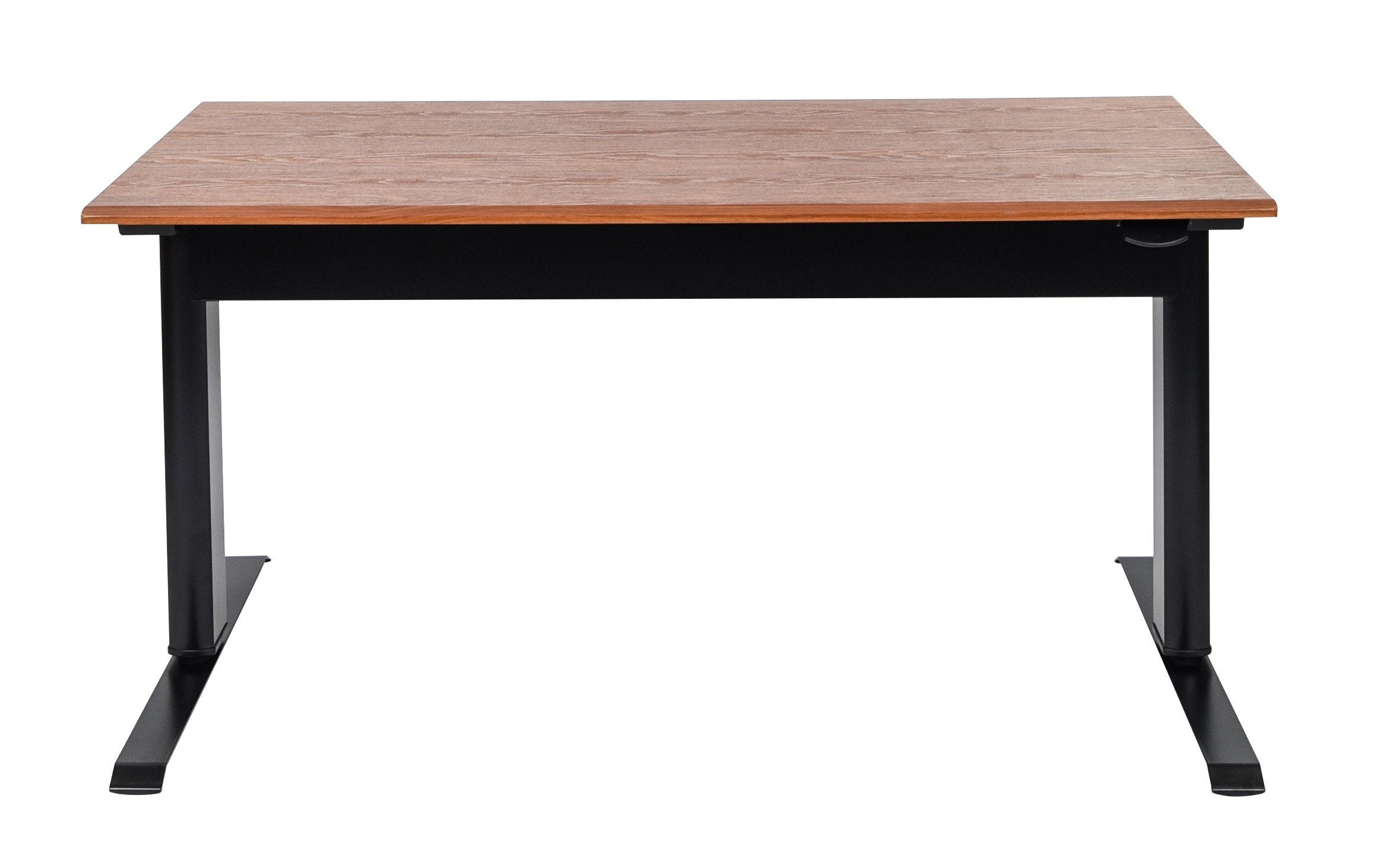 Ergonomic Luxor Pneumatic Adjustable Height Standing Desk - Electric Sit Stand Workstation for Home & Office - Perfect for Remote Work, Gaming & Study