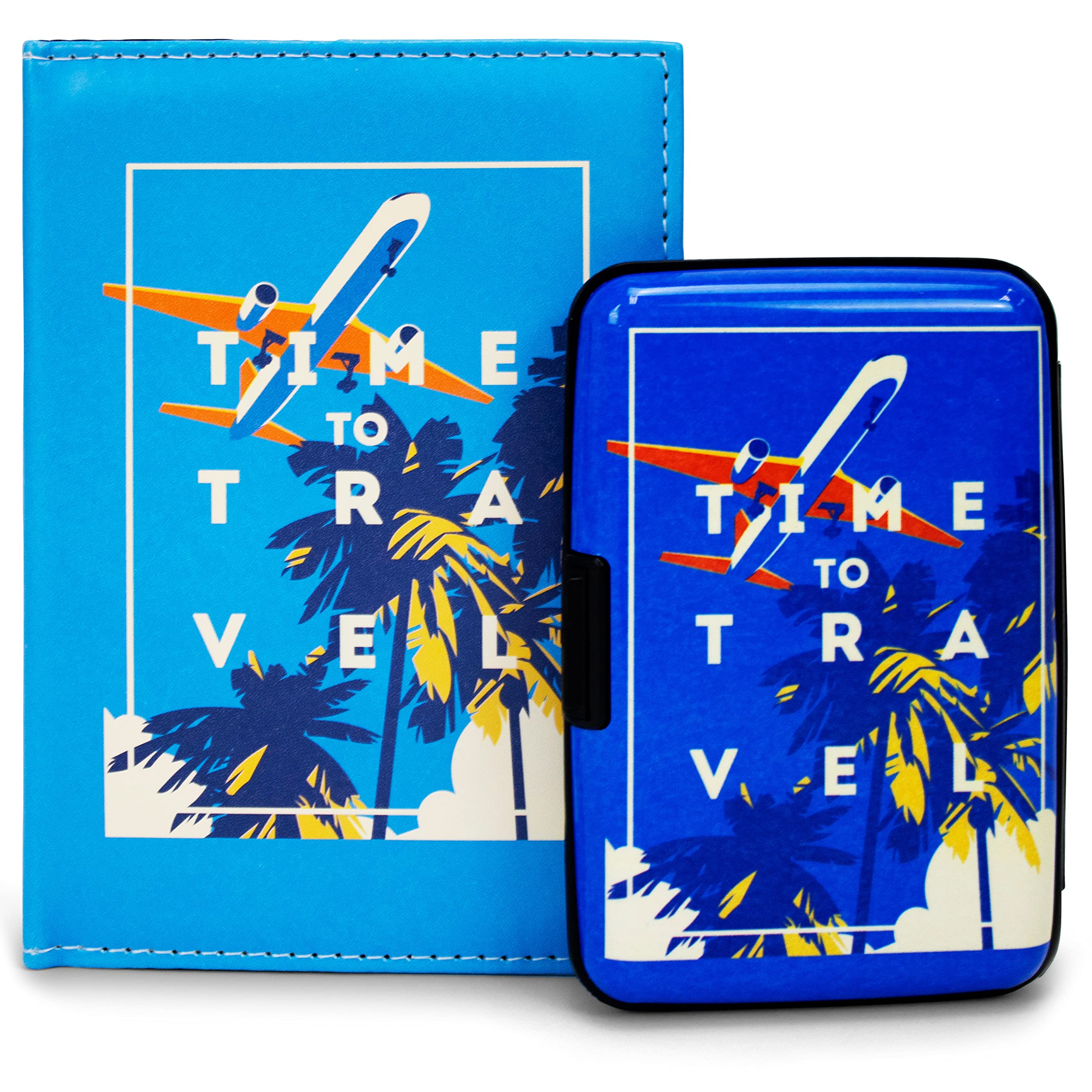 RFID Blocking Wallet and Passport Holder Set - Secure Travel Essentials for Credit Cards & ID Protection | Perfect for International Trips & Airports