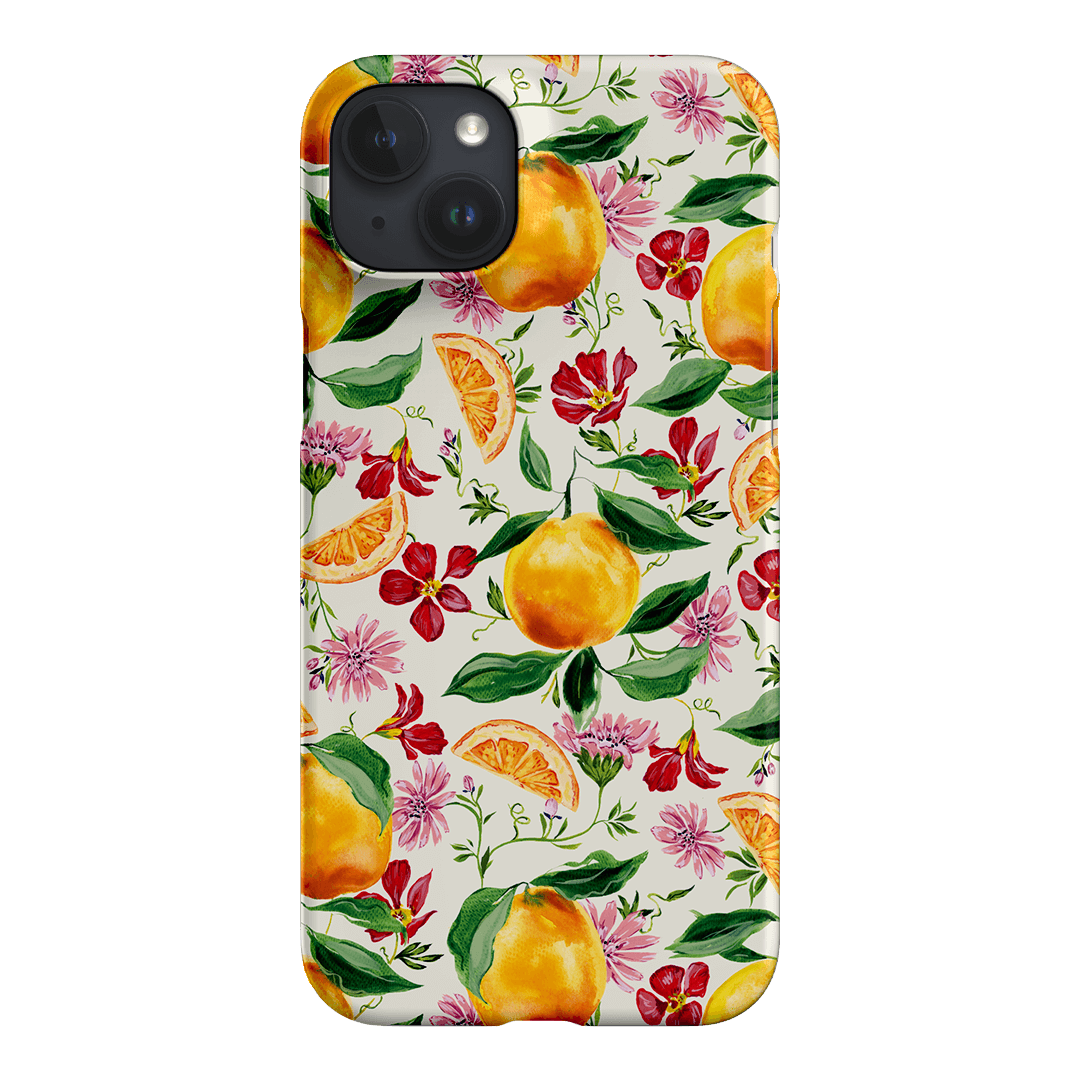 Sweet Orange Shockproof Phone Case for iPhone 15/14/13 - Durable Anti-Slip Protection with Premium TPU Material | Perfect for Outdoor Activities, Gym Workouts & Daily Use