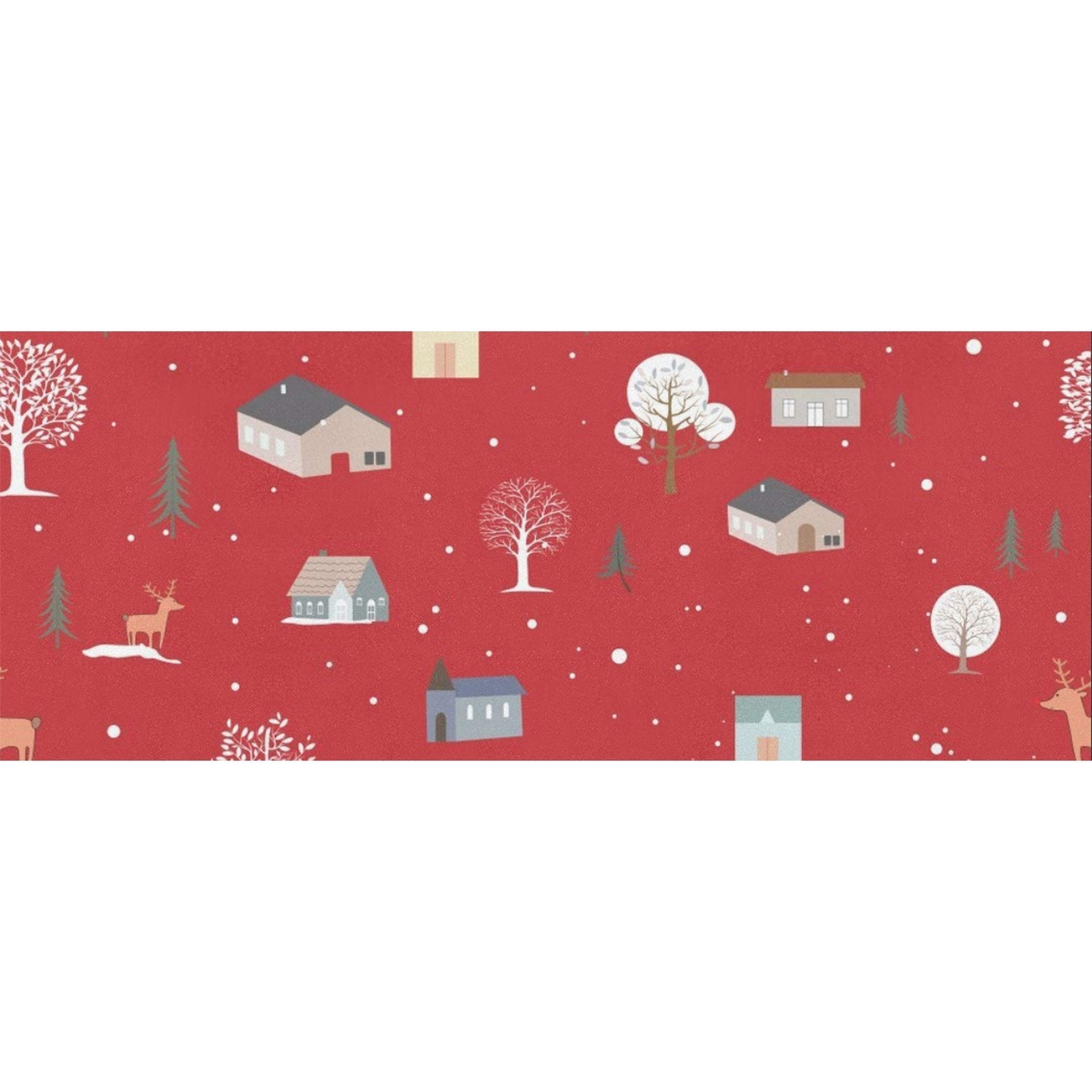 Winter Wonderland Cute Cartoon Gift Wrapping Paper Roll - 58