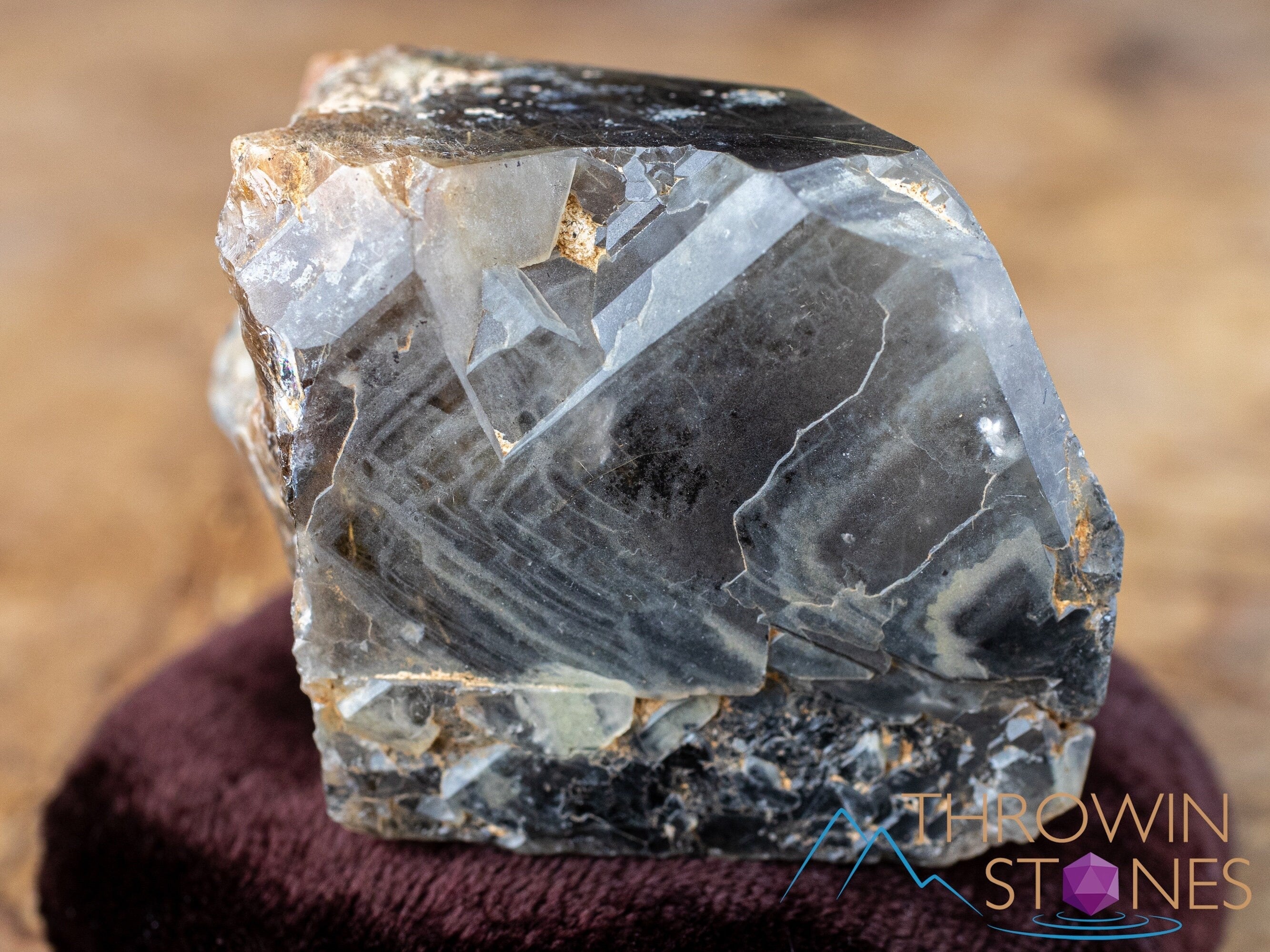Natural QUARTZ Raw Crystal with Riebeckite, Rutile & Aegirine - Healing Stones Collection for Home Decor, Housewarming Gift & Spiritual Healing - Perfect for Meditation, Yoga & Energy Cleansing