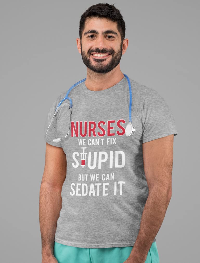 Funny Nurse T-Shirts for Women - Cute Gifts for Nurses, Nursing Students & ICU RNs - Perfect for Work, School & Medical Appreciation Events