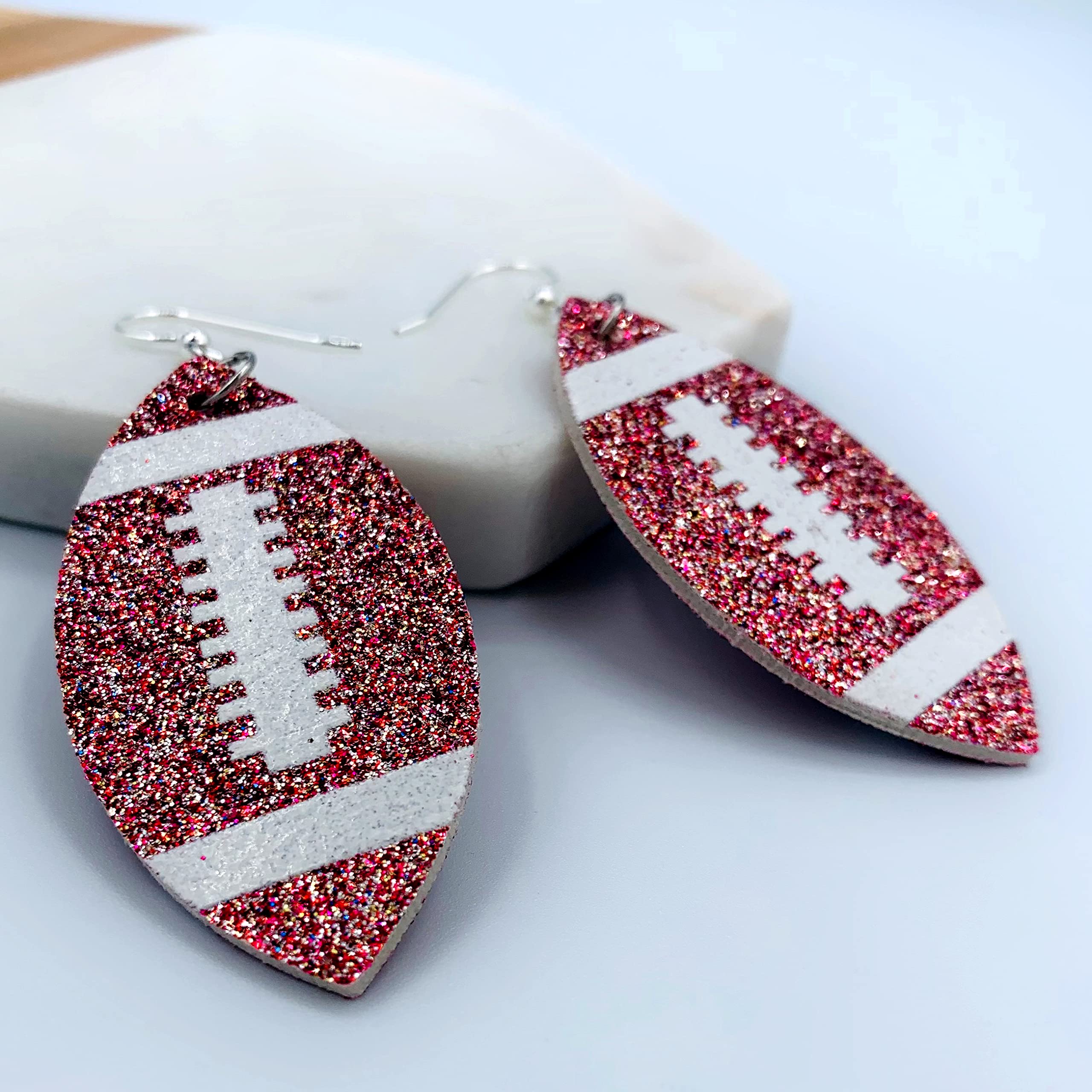 Football Earrings for Women - Stylish Soccer Jewelry Gifts - Perfect for Football Moms & Fans - Game Day Accessories & Everyday Wear