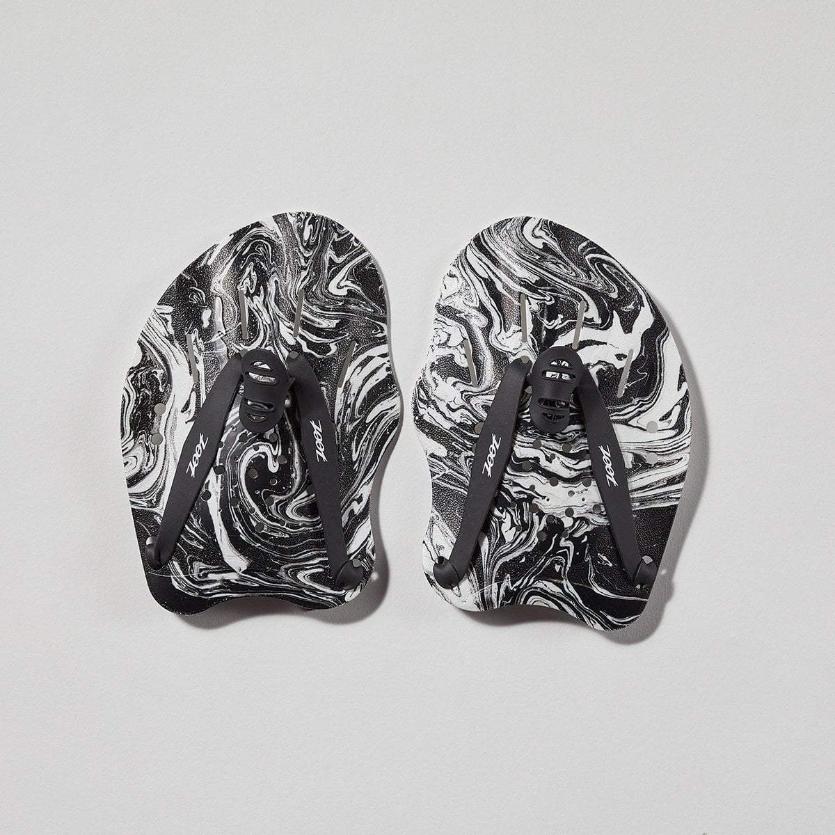 Ultra Hand Paddles for Swimming Training - High Performance Black & White Swim Paddles - Improve Stroke Technique for Competitive Swimmers & Water Workouts